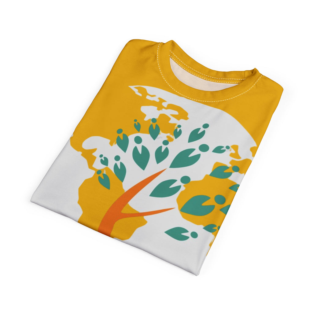 World Population Day Tee — Tree & Globe Graphic Awareness T-Shirt
