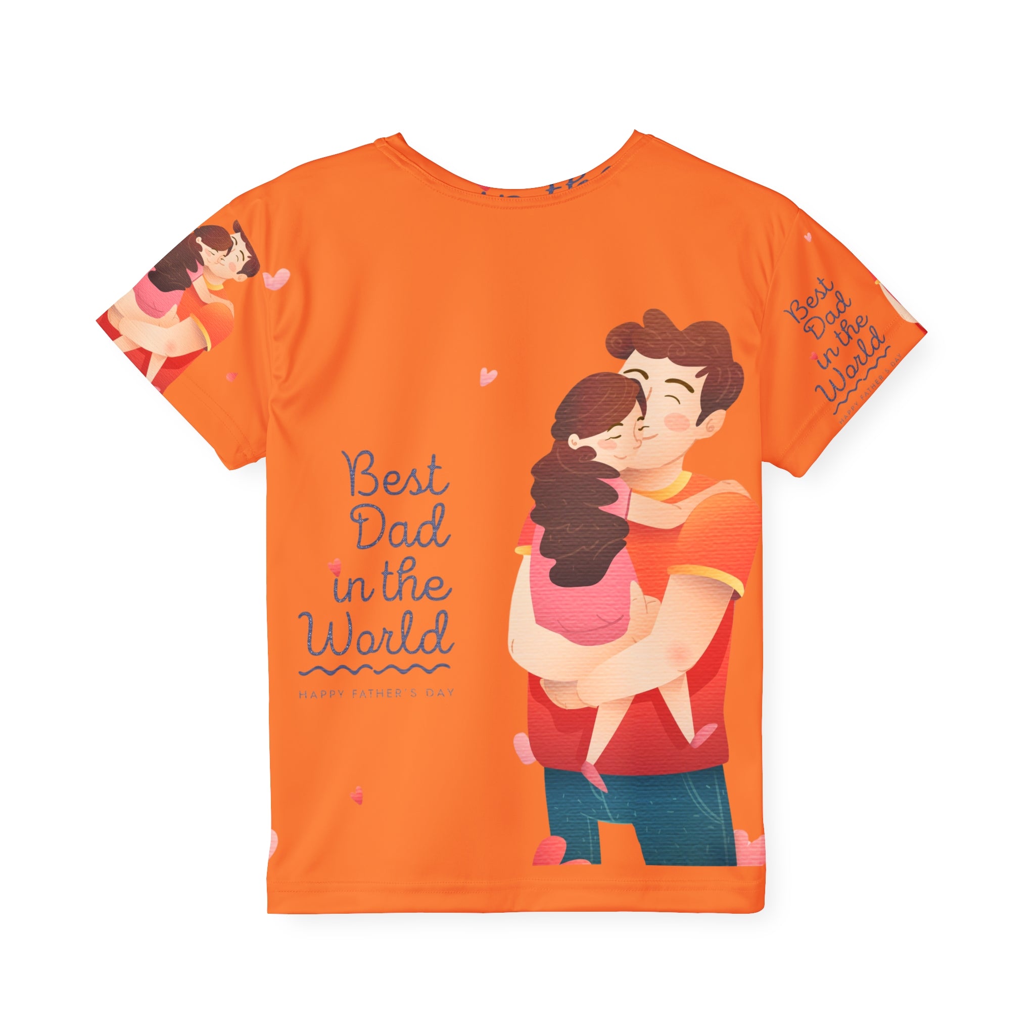 Kids Jersey — “Best Dad in the World” Father’s Day Sports Tee