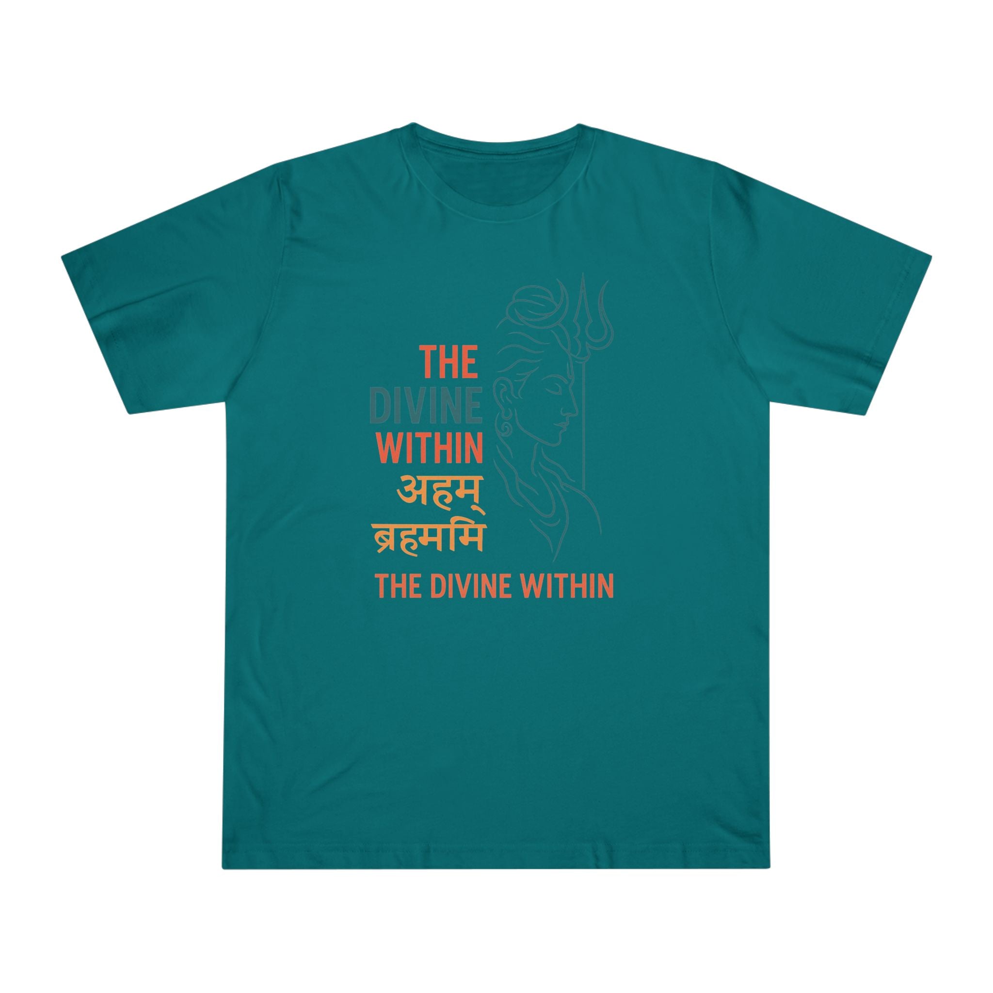 Spiritual Unisex T-shirt, Meditative Tee, Yoga Apparel, Divine Design Shirt, Gift for Mindfulness, Festival Wear