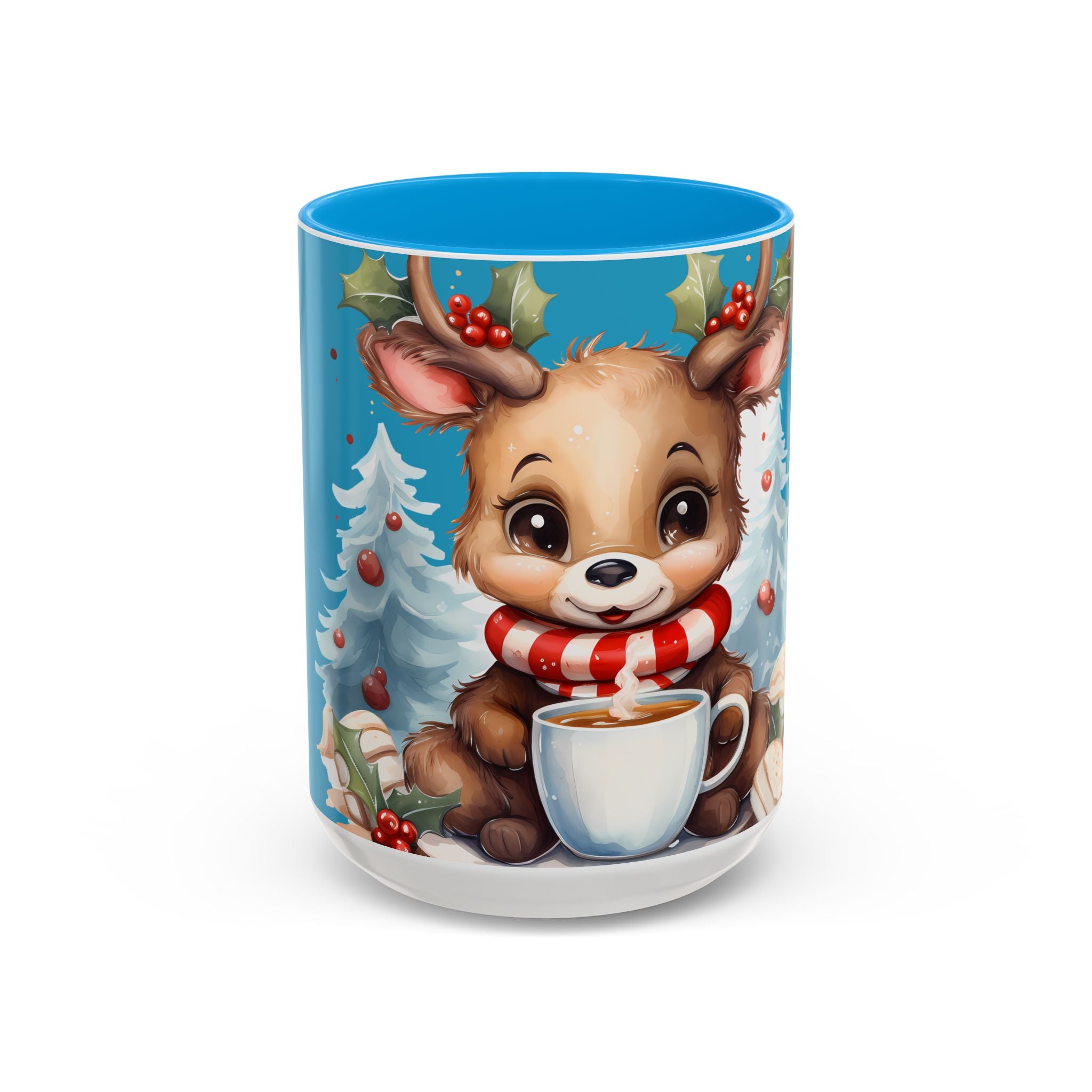 Cute Christmas Reindeer Coffee Mug (11oz & 15oz)