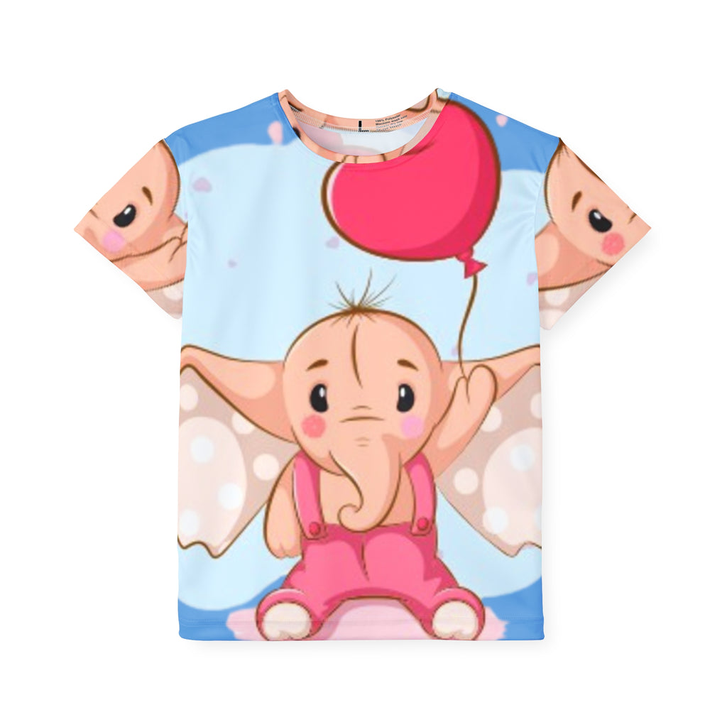Kids Jersey — Cute Elephant Angel Baby Graphic All-Over Print