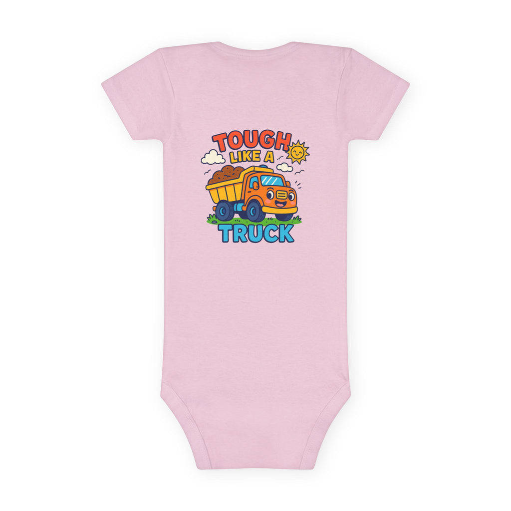 Tough Like a Truck Baby Onesie, Infant Clothing, Gift for New Parents, Baby Shower Gift, Cute Baby Outfit, Fun Toddler Apparel