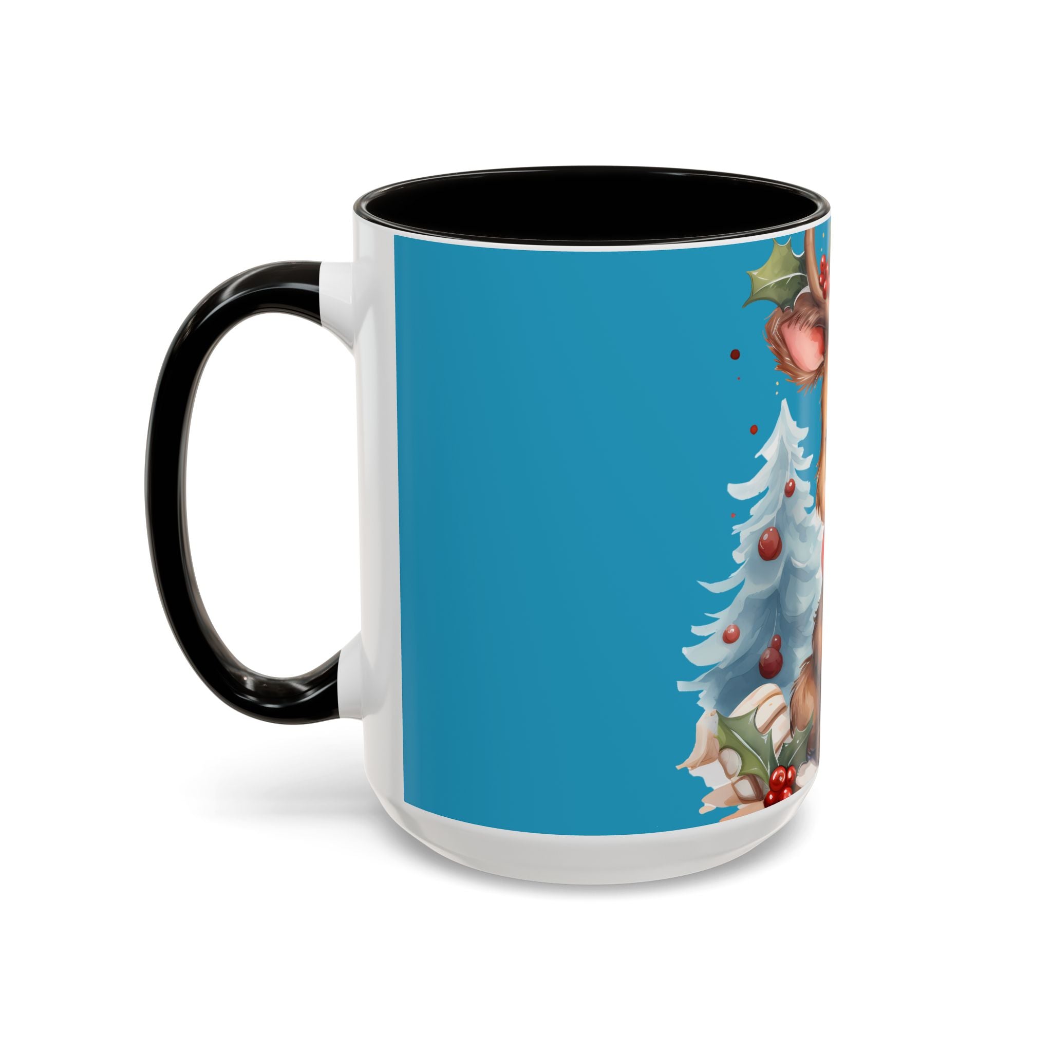 Cute Christmas Reindeer Coffee Mug (11oz & 15oz)