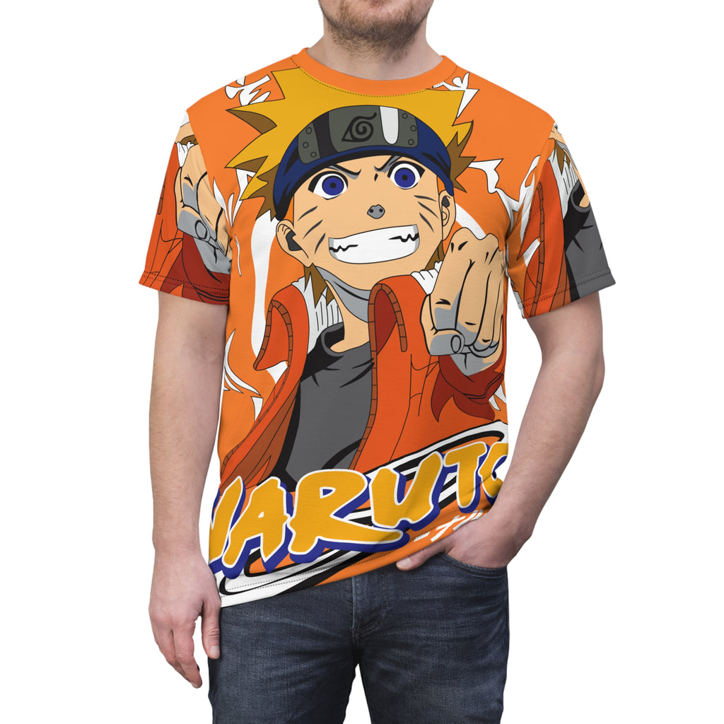 Naruto Unisex Cut & Sew Tee - Manga Inspired Graphic Shirt