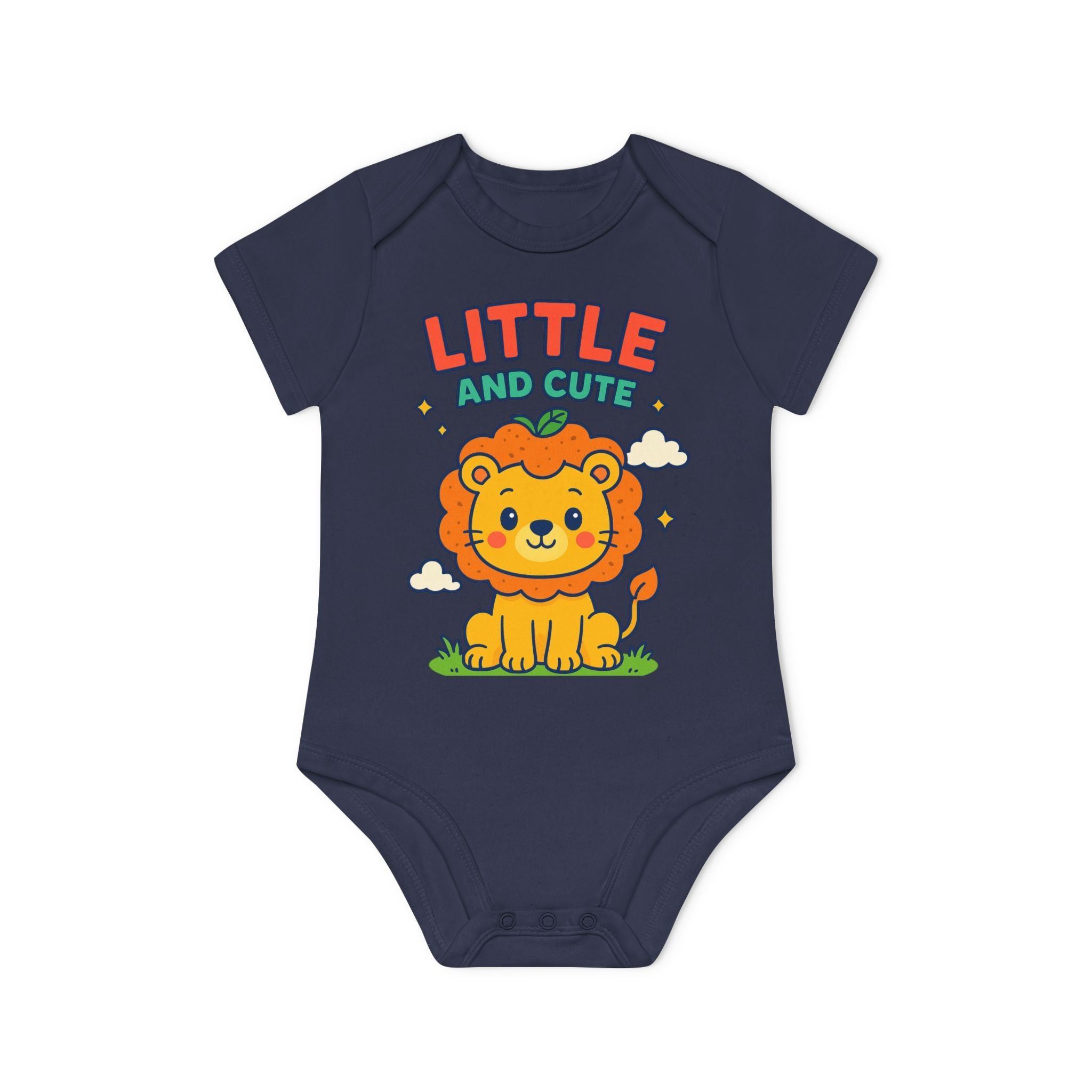 Cute Baby Lion Bodysuit, Adorable Infant Outfit, Organic Cotton Onesie, Perfect Baby Gift, Toddler Apparel, Baby Shower Essentials