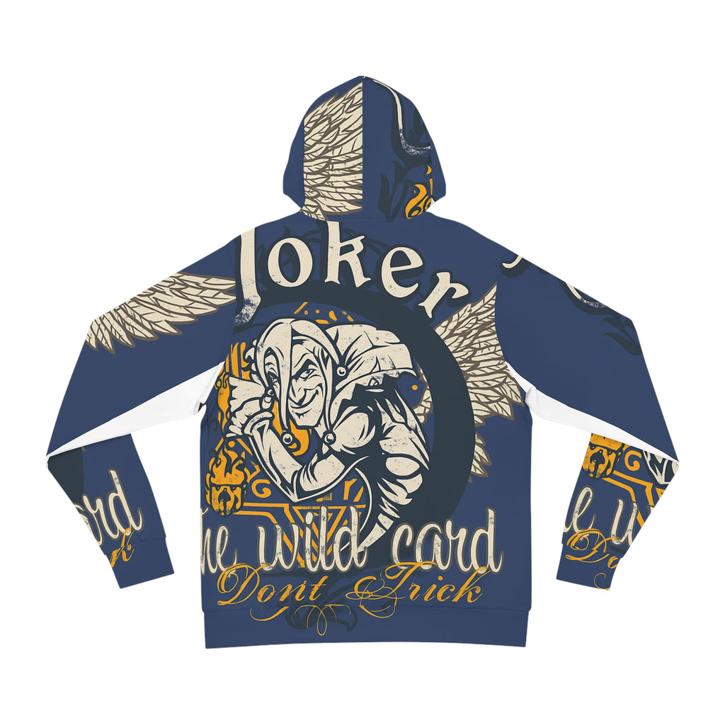 Joker Wildcard Graphic Hoodie — 'The Wild Card, Don't Trick' All-Over Print