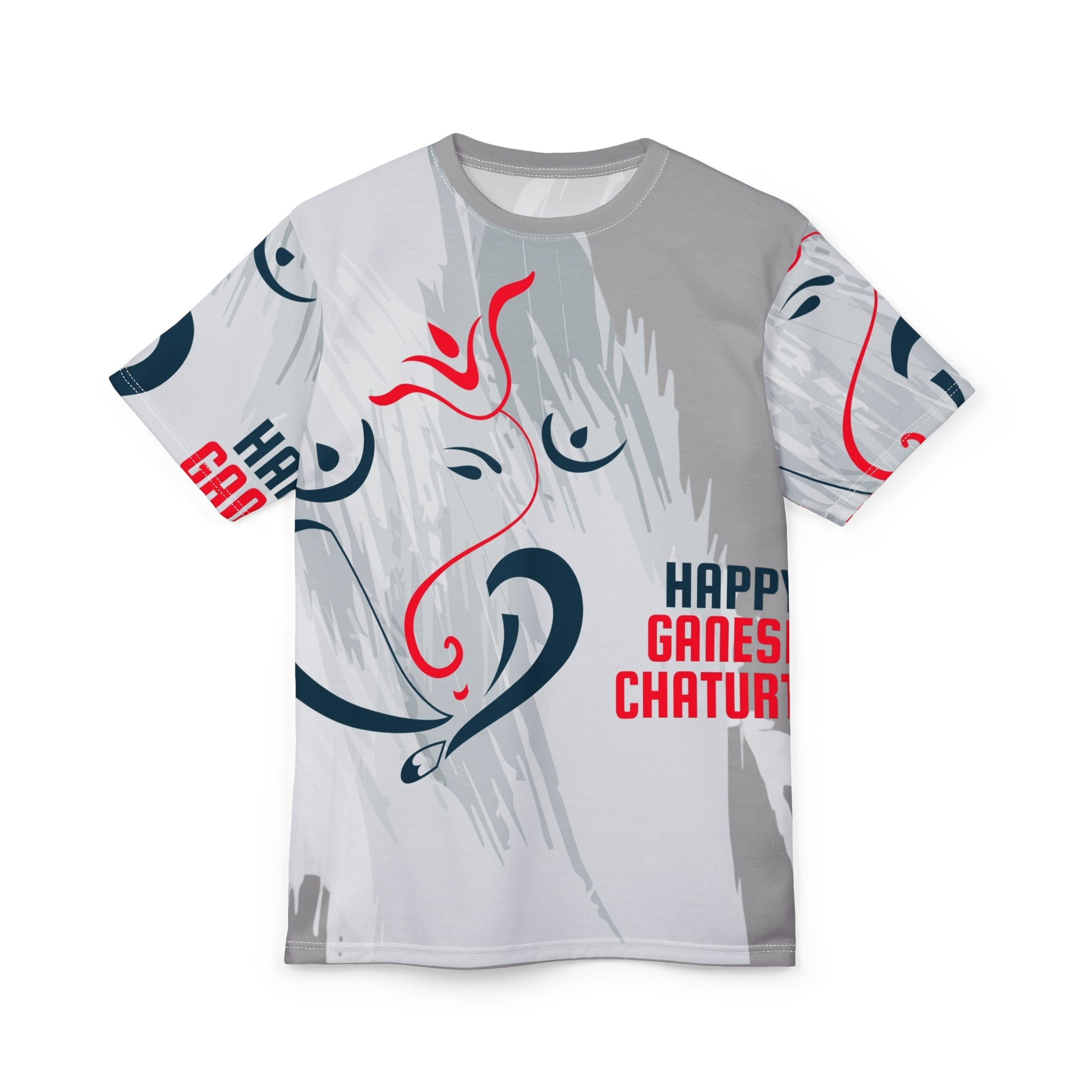 Ganesh Chaturthi Graphic Tee — Lord Ganesha AOP Cut & Sew Shirt