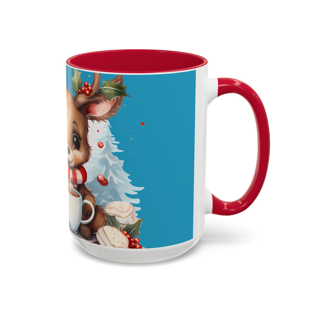 Cute Christmas Reindeer Coffee Mug (11oz & 15oz)