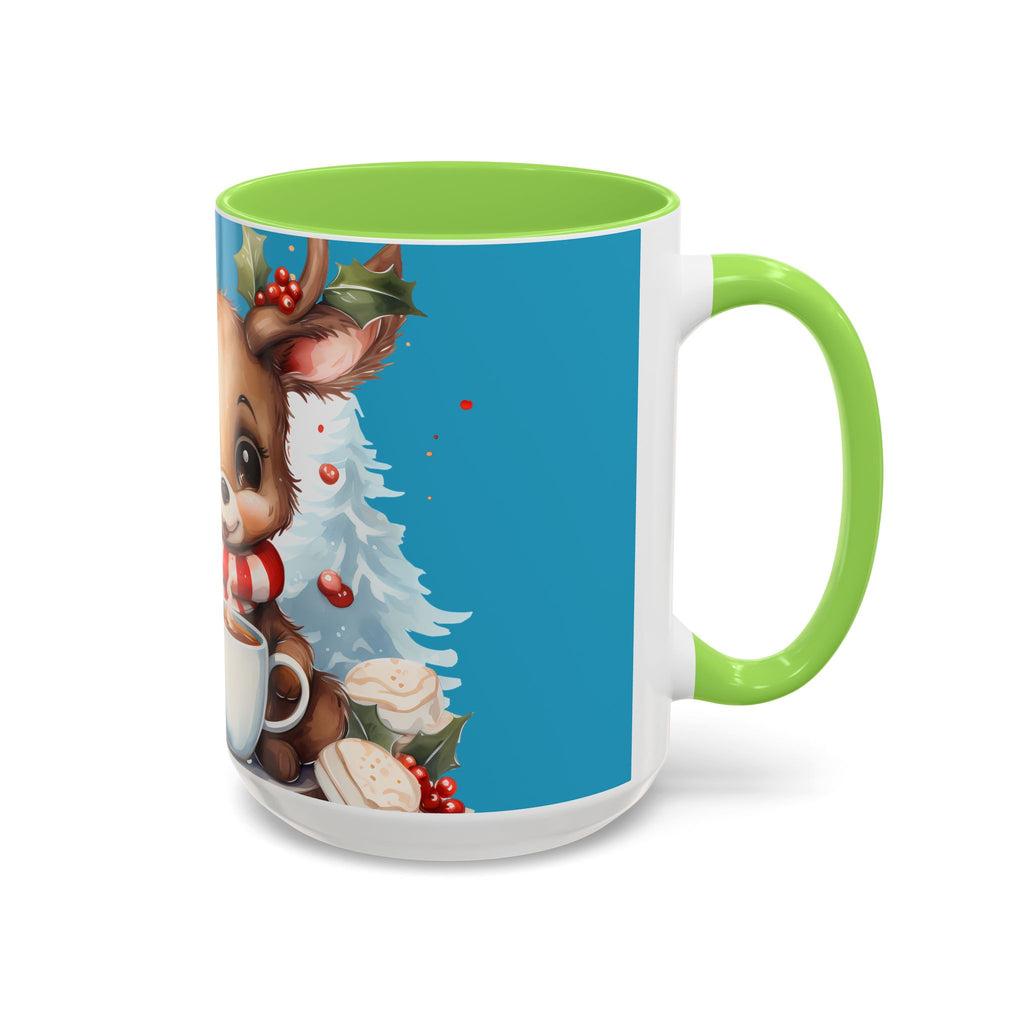 Cute Christmas Reindeer Coffee Mug (11oz & 15oz)