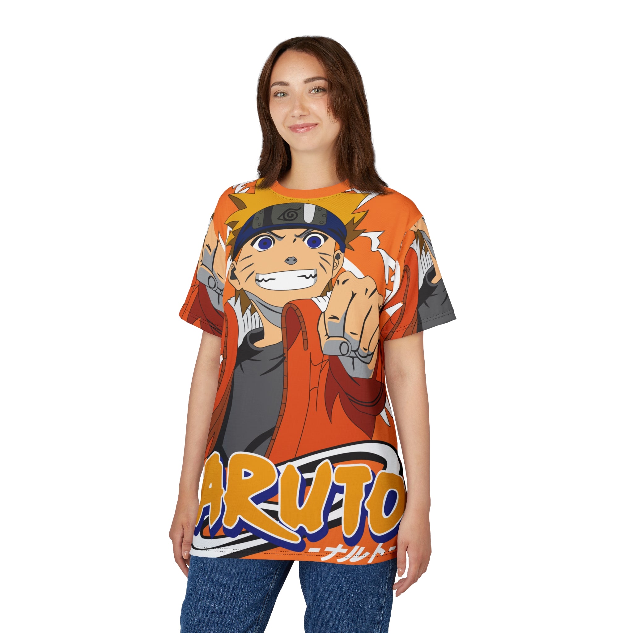Naruto Unisex Cut & Sew Tee - Manga Inspired Graphic Shirt