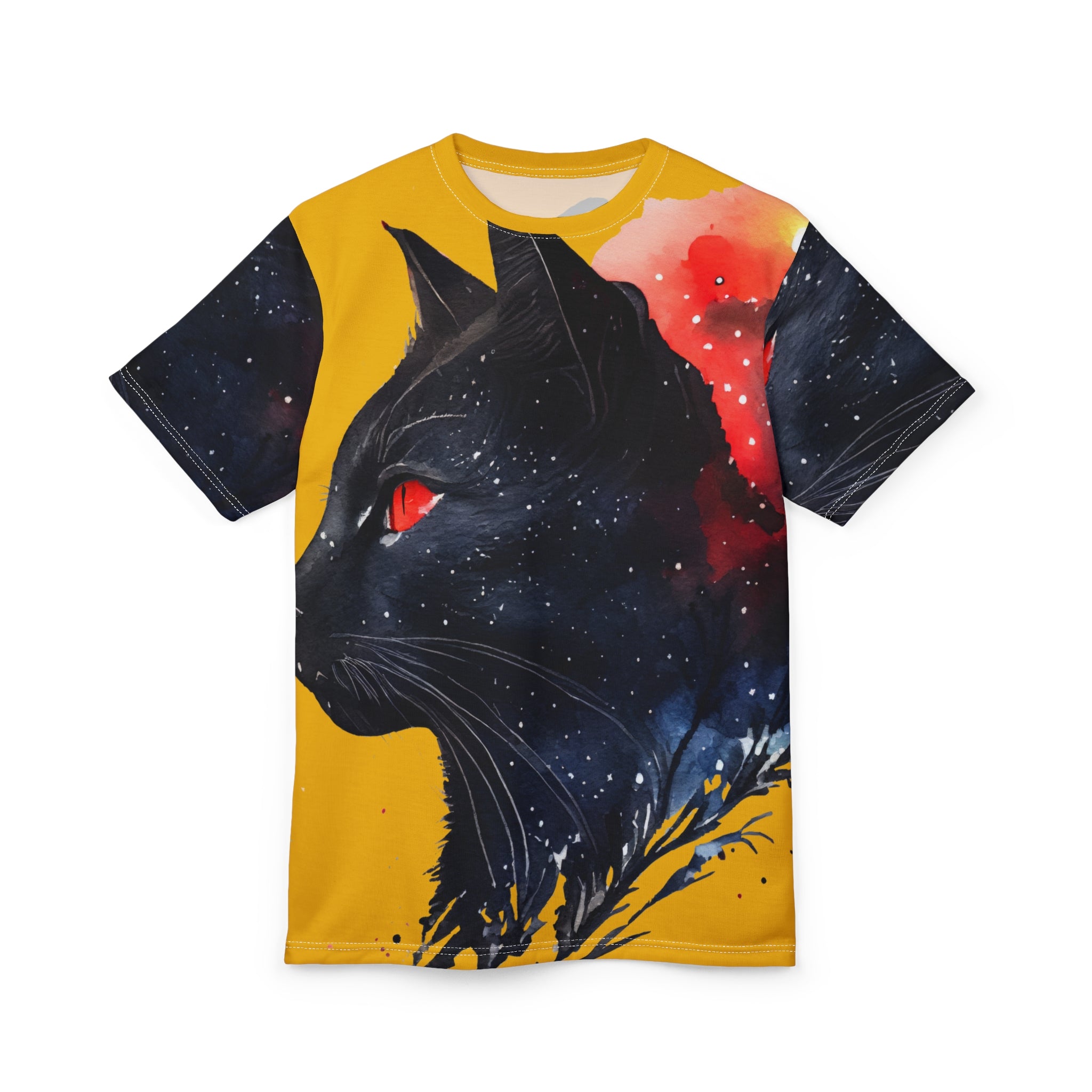 Galactic Cat Unisex Cut & Sew Tee
