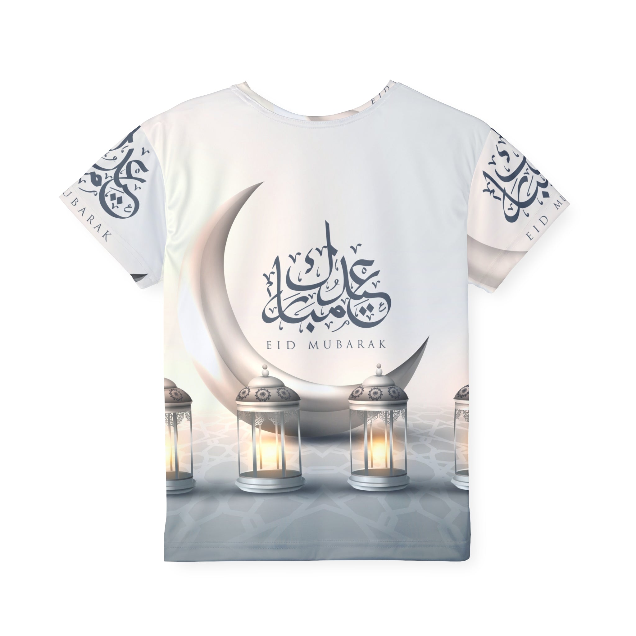 Kids Eid Mubarak Jersey - Crescent & Lantern All-Over Print