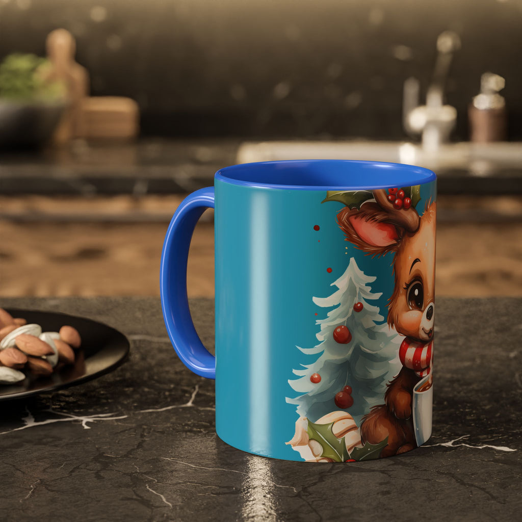Cute Christmas Reindeer Coffee Mug (11oz & 15oz)