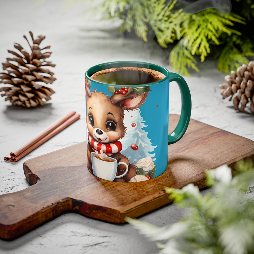 Cute Christmas Reindeer Coffee Mug (11oz & 15oz)