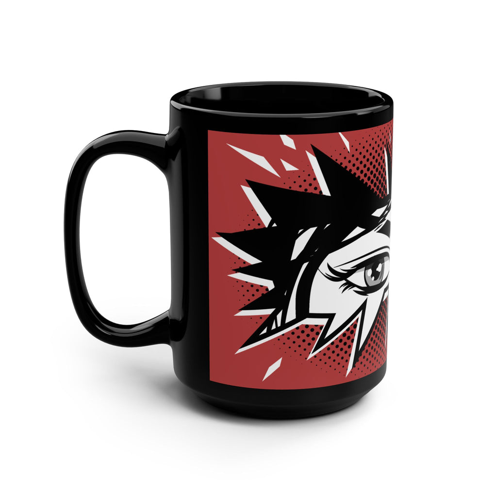 15oz Retro Comic Eyes Pop Art Design Cup