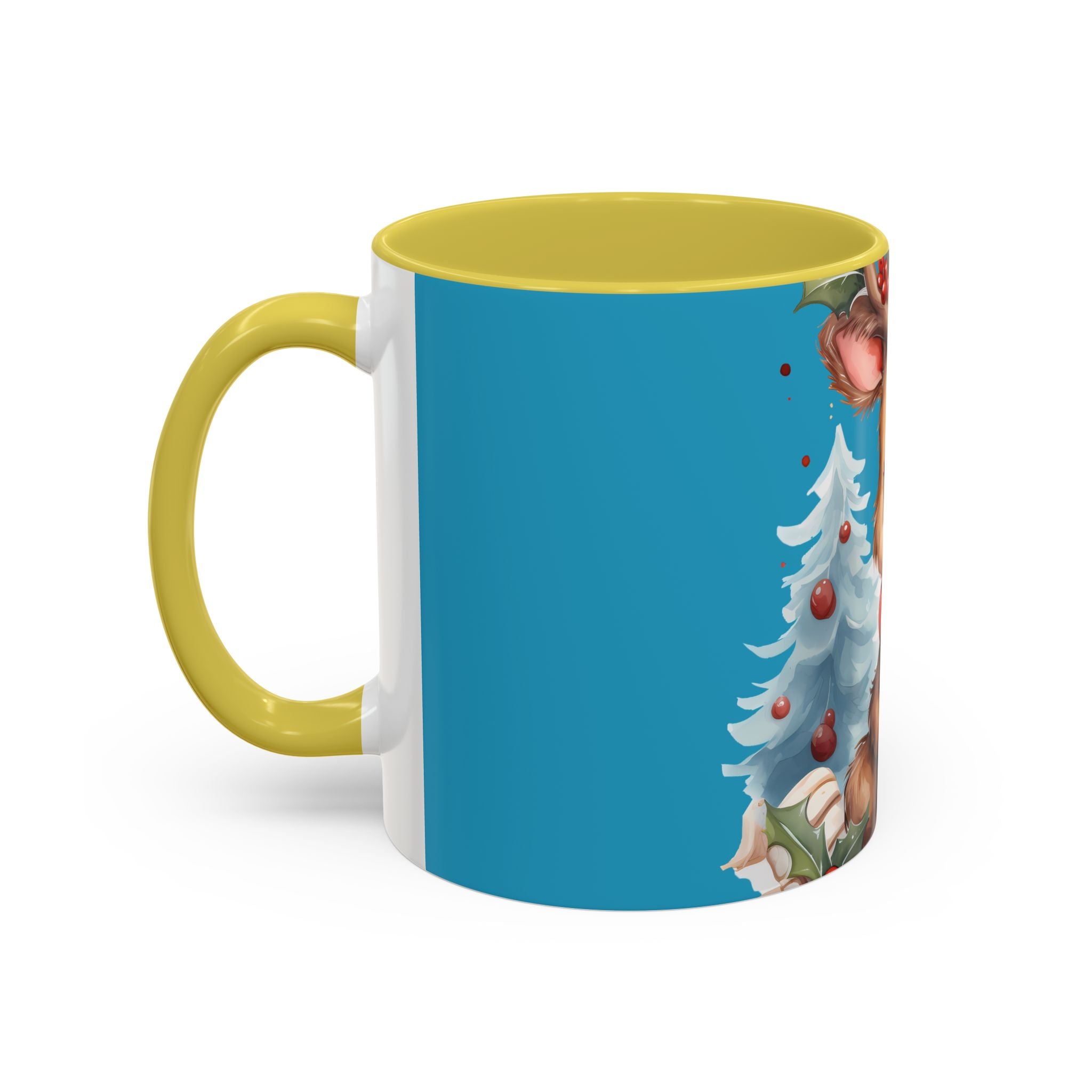 Cute Christmas Reindeer Coffee Mug (11oz & 15oz)