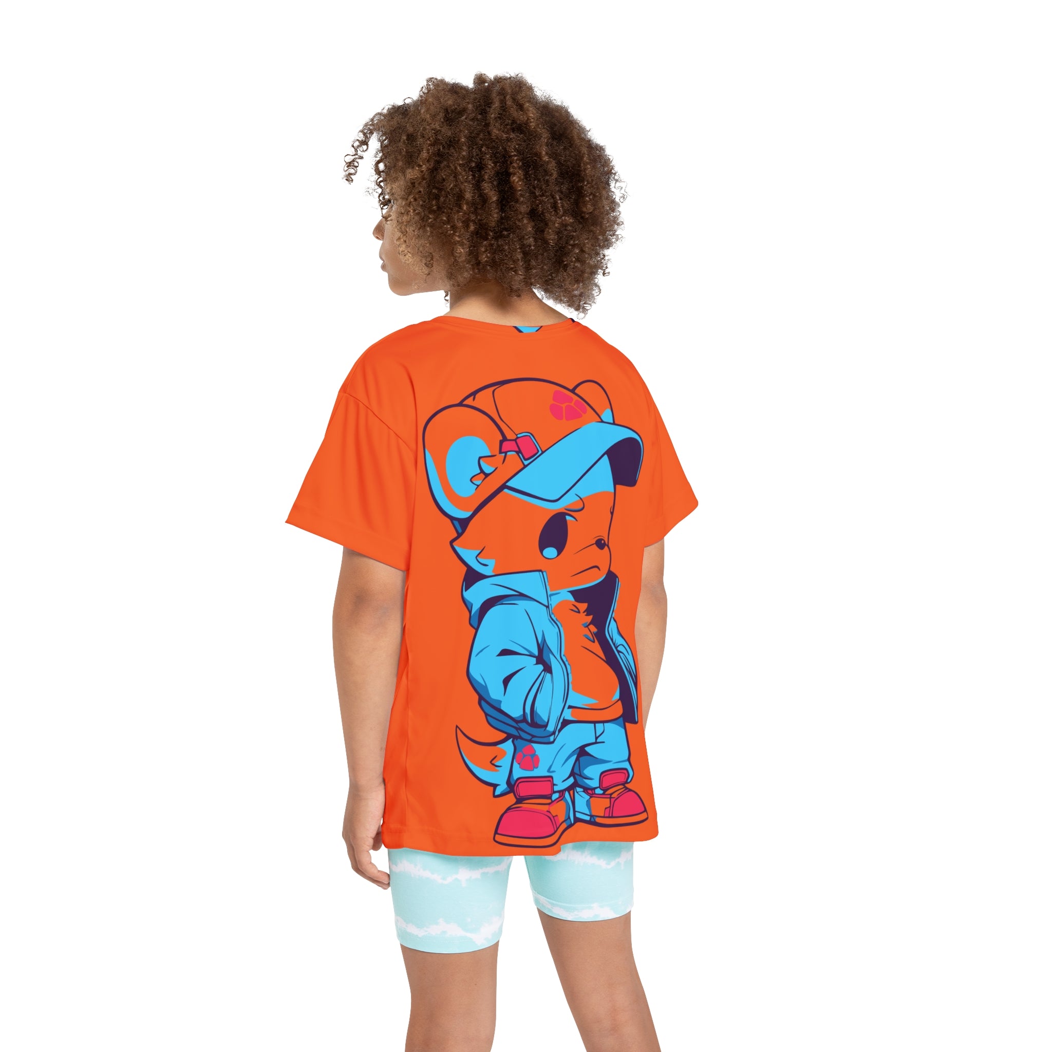 Kids Jersey — Cute Streetwear Cartoon Mouse Graphic Tee (All-Over Print)