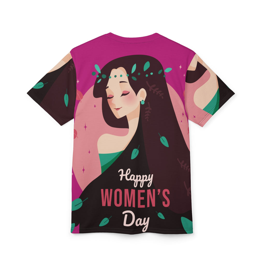 Women's Day Graphic Tee — Happy Women's Day All-Over Print