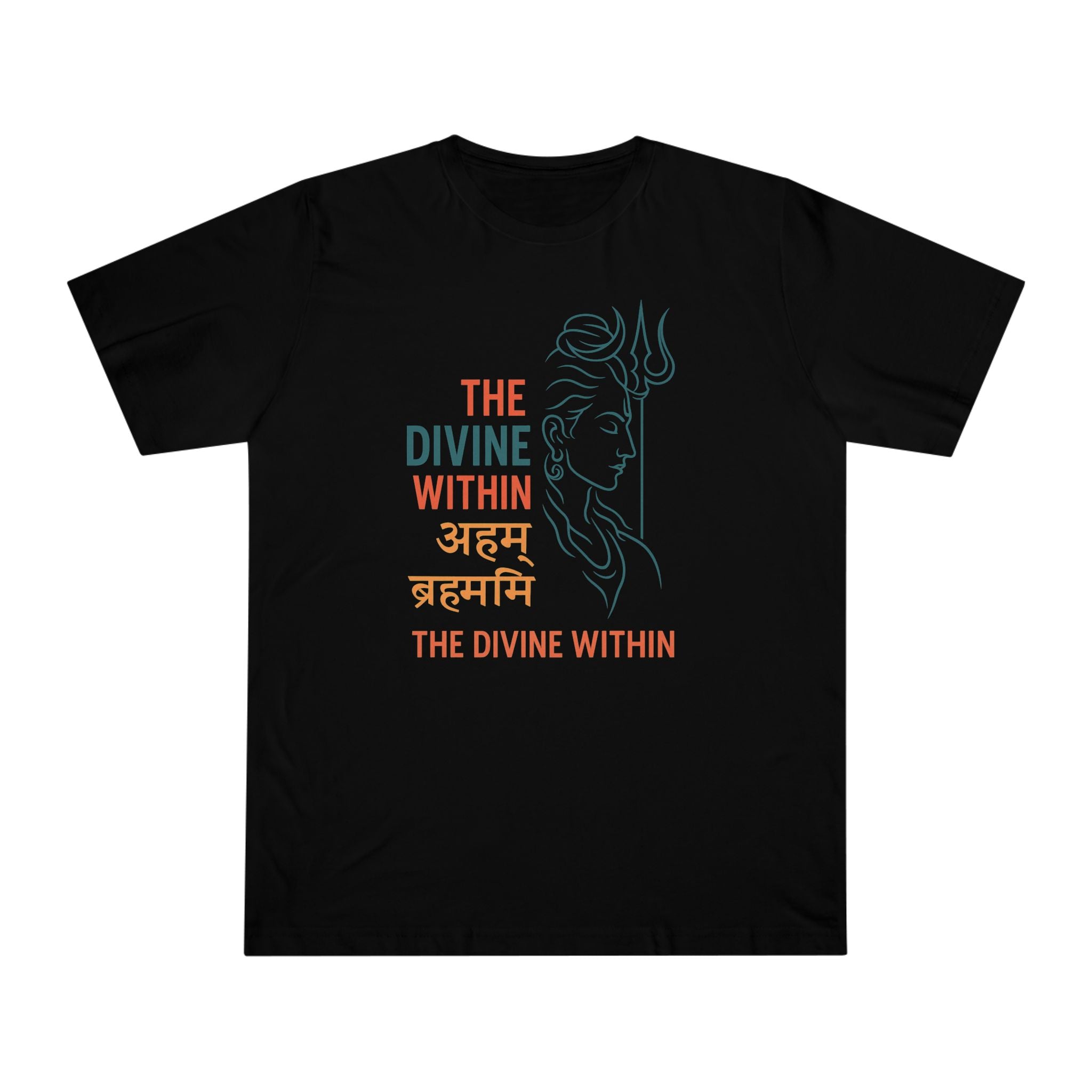 Spiritual Unisex T-shirt, Meditative Tee, Yoga Apparel, Divine Design Shirt, Gift for Mindfulness, Festival Wear