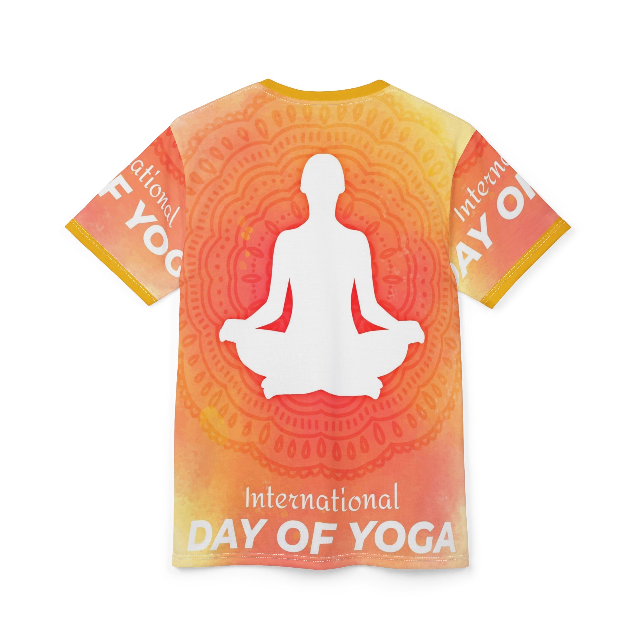 International Day of Yoga Tee — Meditative Mandala All-Over Print Shirt
