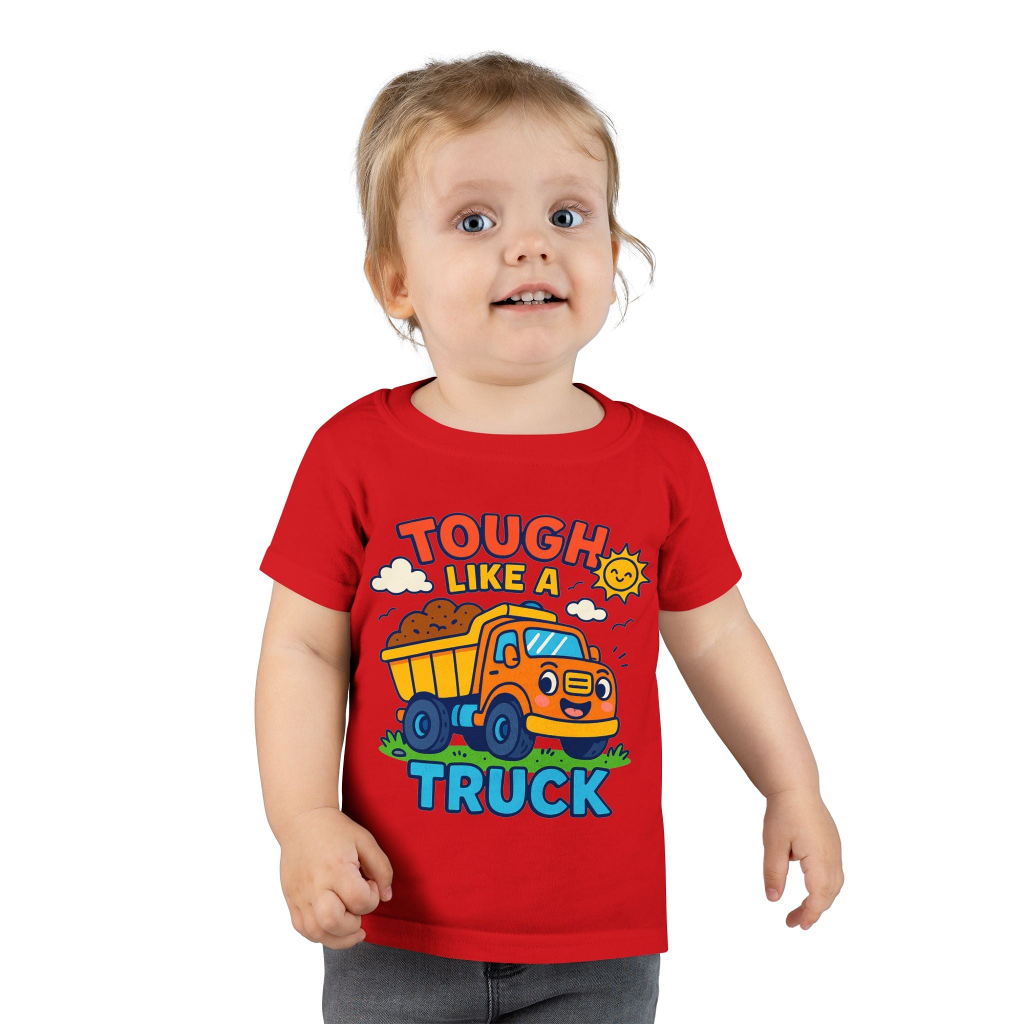 Tough Like a Truck Toddler T-Shirt | Cute Kids Tee, Truck Lover Gift, Birthday Outfit, Playtime Apparel, Toddler Casual Wear