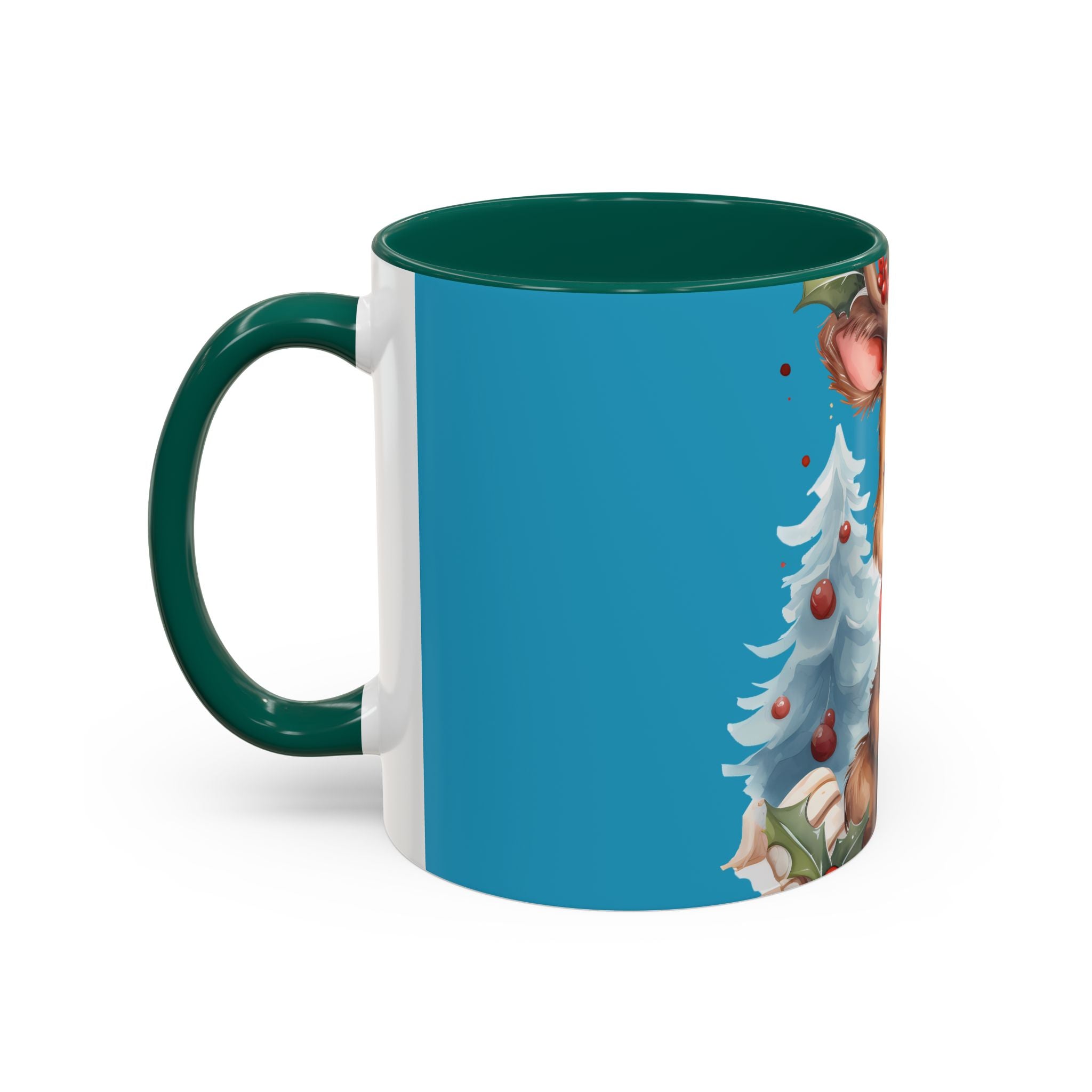 Cute Christmas Reindeer Coffee Mug (11oz & 15oz)