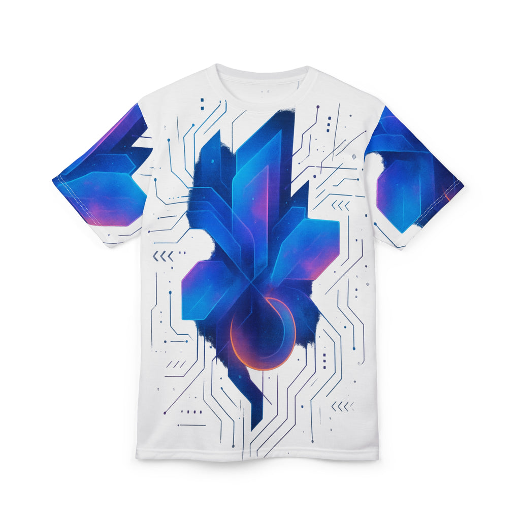 Neon blue Techwear fashion