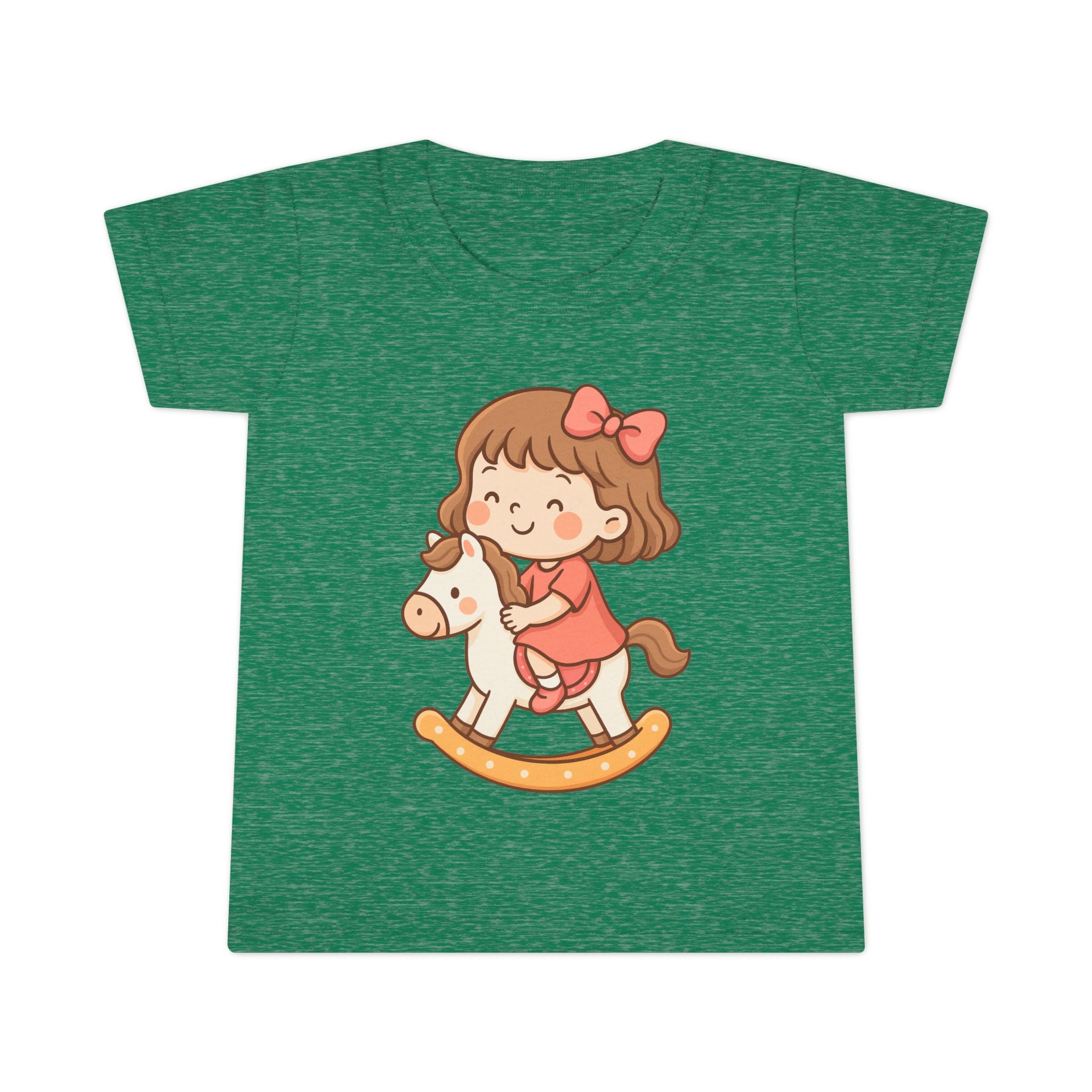 Toddler T-Shirt with Adorable Rocking Horse Design, Cute Kids Shirt, Baby Shower Gift, Playtime Outfit, Toddler Apparel