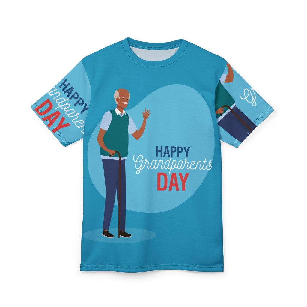 Happy Grandparents Day Tee — All-Over Print Grandfather Celebration Shirt