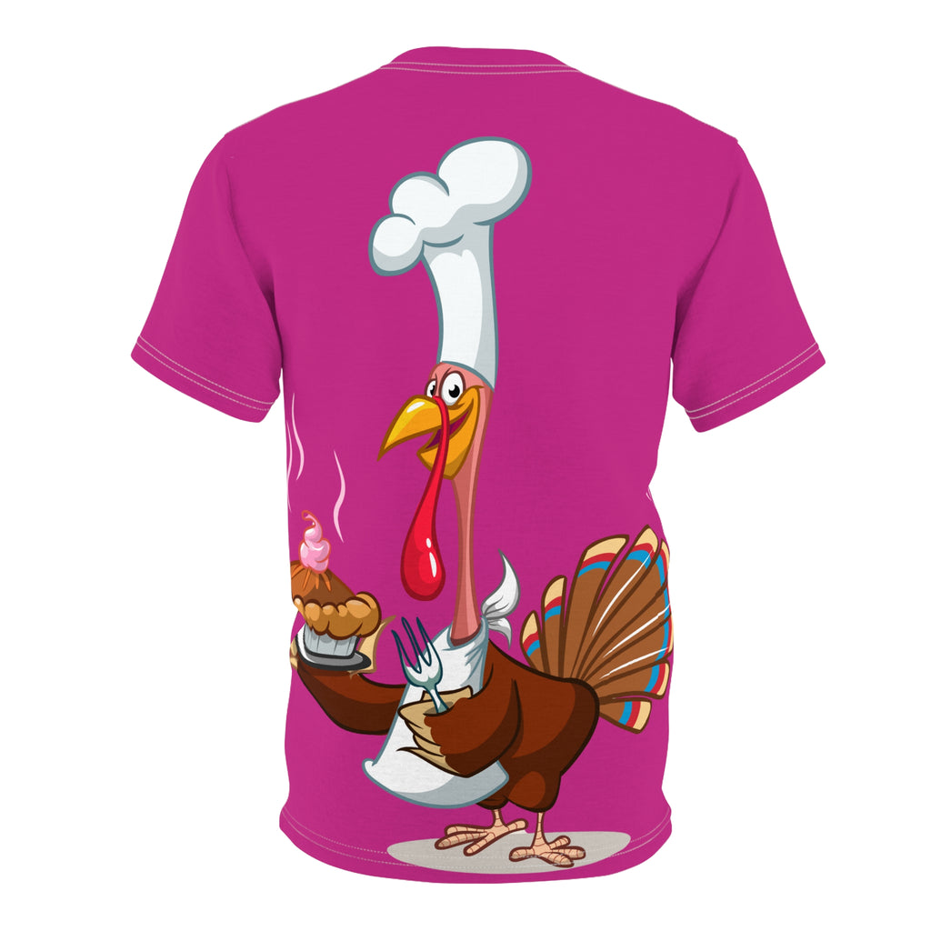 Chef Turkey T‑Shirt — Funny Thanksgiving Chef Turkey Pie Tee