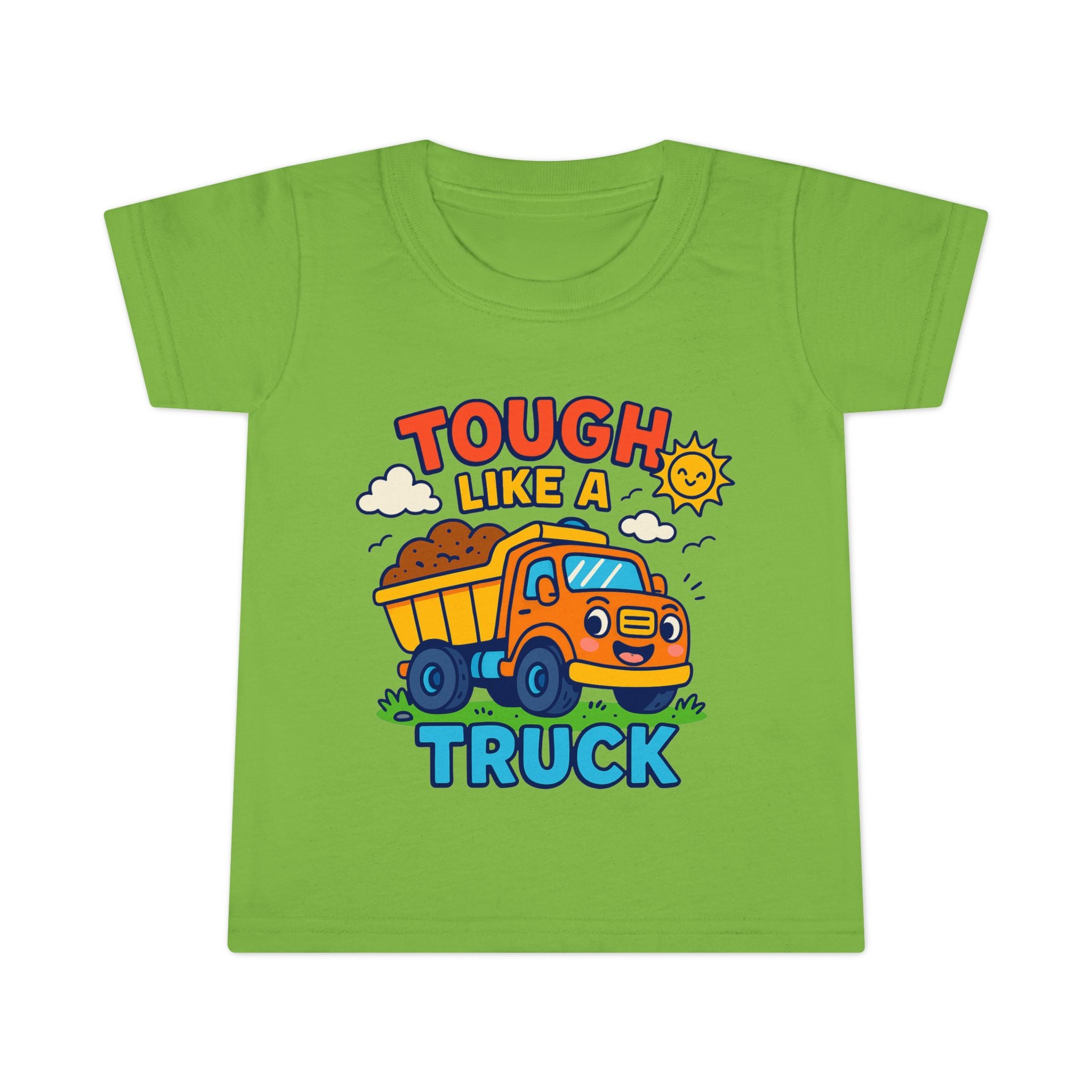 Tough Like a Truck Toddler T-Shirt | Cute Kids Tee, Truck Lover Gift, Birthday Outfit, Playtime Apparel, Toddler Casual Wear