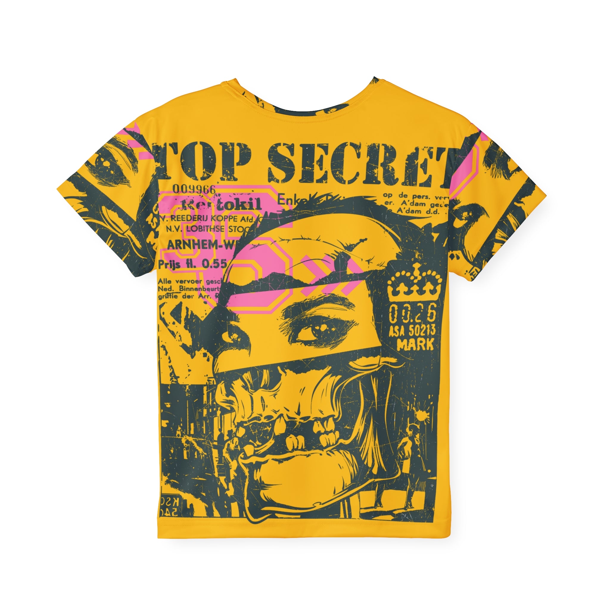 Kids Jersey - 'Top Secret' Graffiti Skull All-Over Print