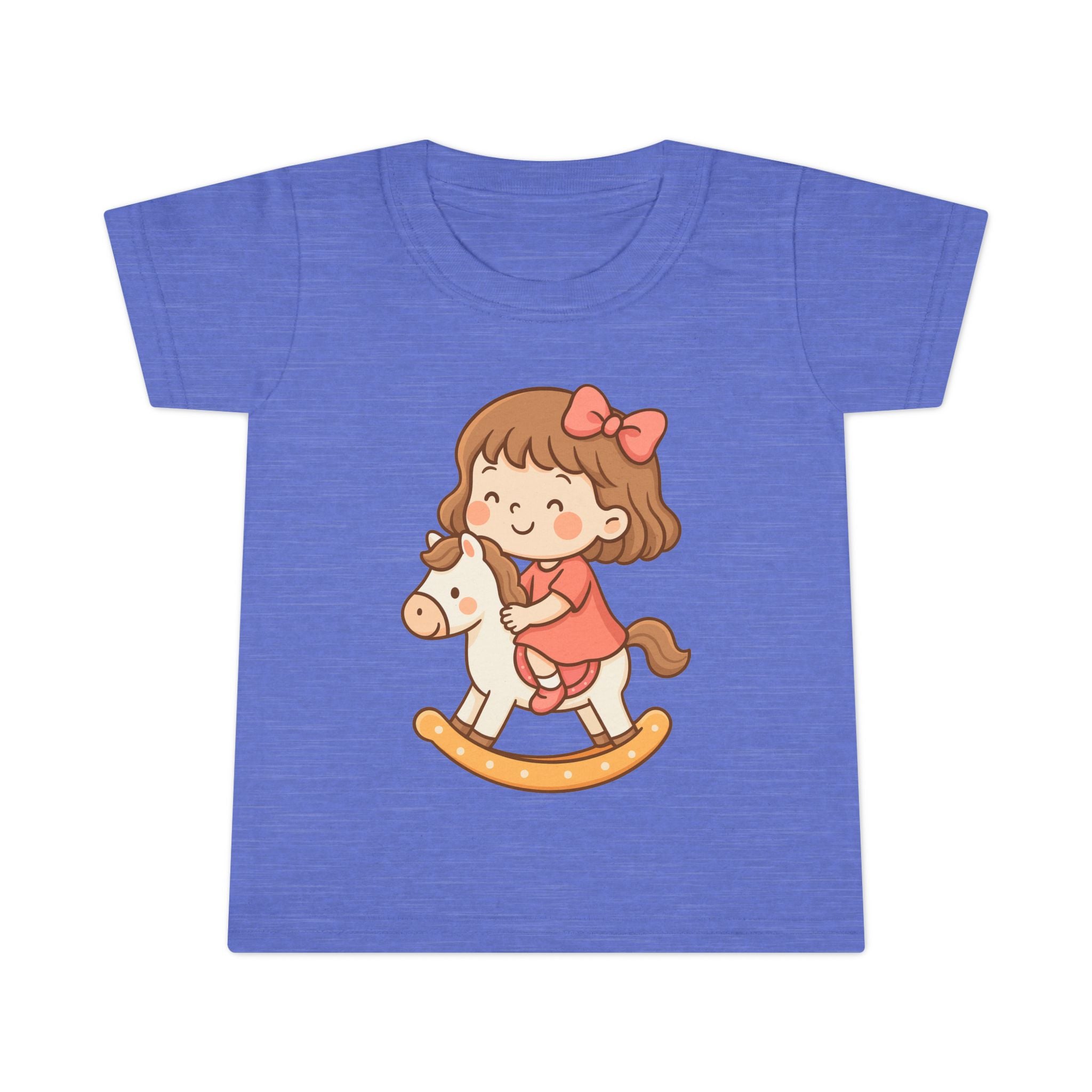Toddler T-Shirt with Adorable Rocking Horse Design, Cute Kids Shirt, Baby Shower Gift, Playtime Outfit, Toddler Apparel