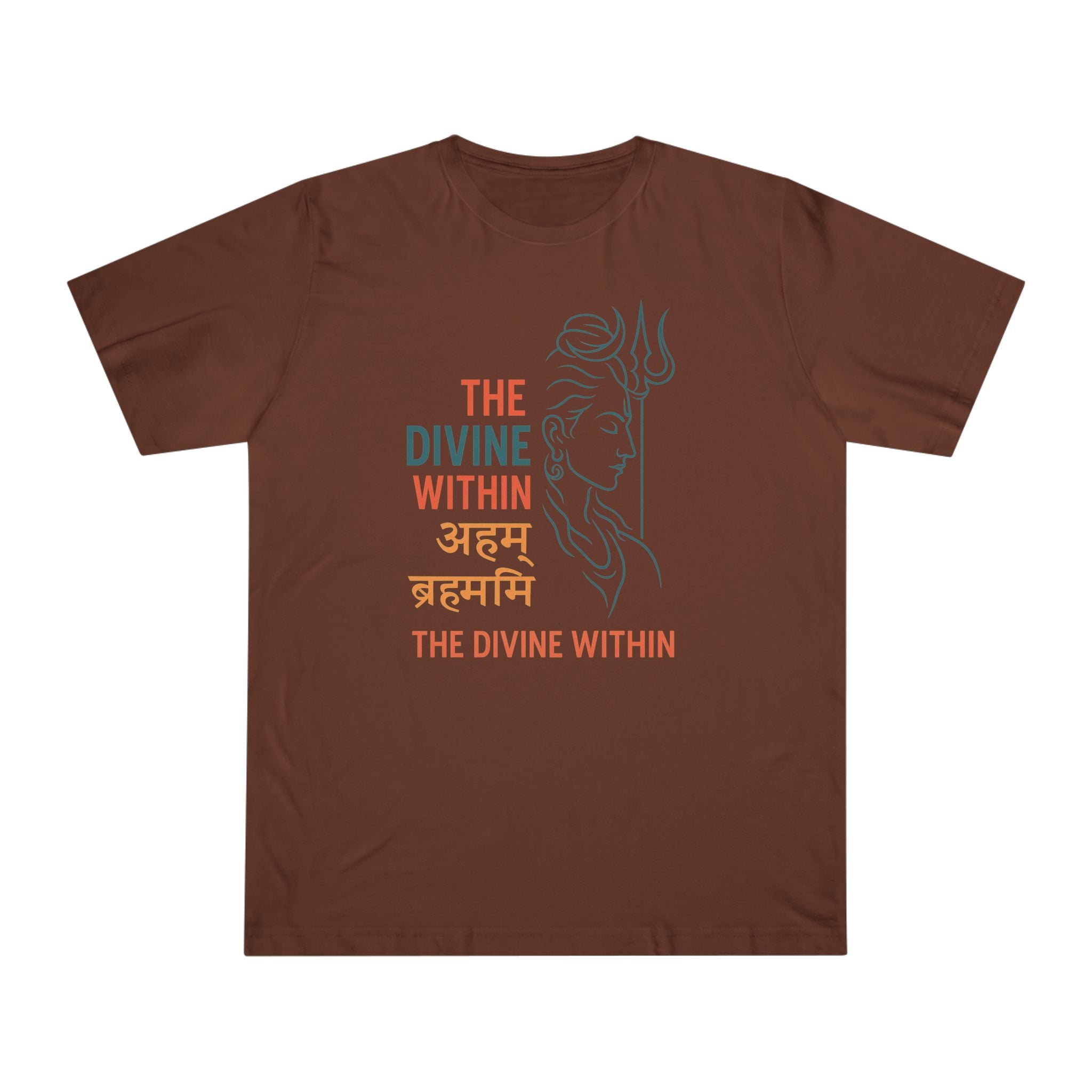 Spiritual Unisex T-shirt, Meditative Tee, Yoga Apparel, Divine Design Shirt, Gift for Mindfulness, Festival Wear