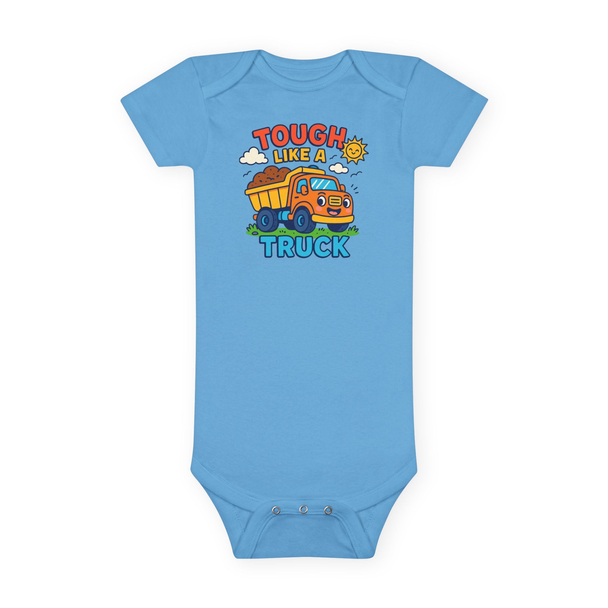 Tough Like a Truck Baby Onesie, Infant Clothing, Gift for New Parents, Baby Shower Gift, Cute Baby Outfit, Fun Toddler Apparel