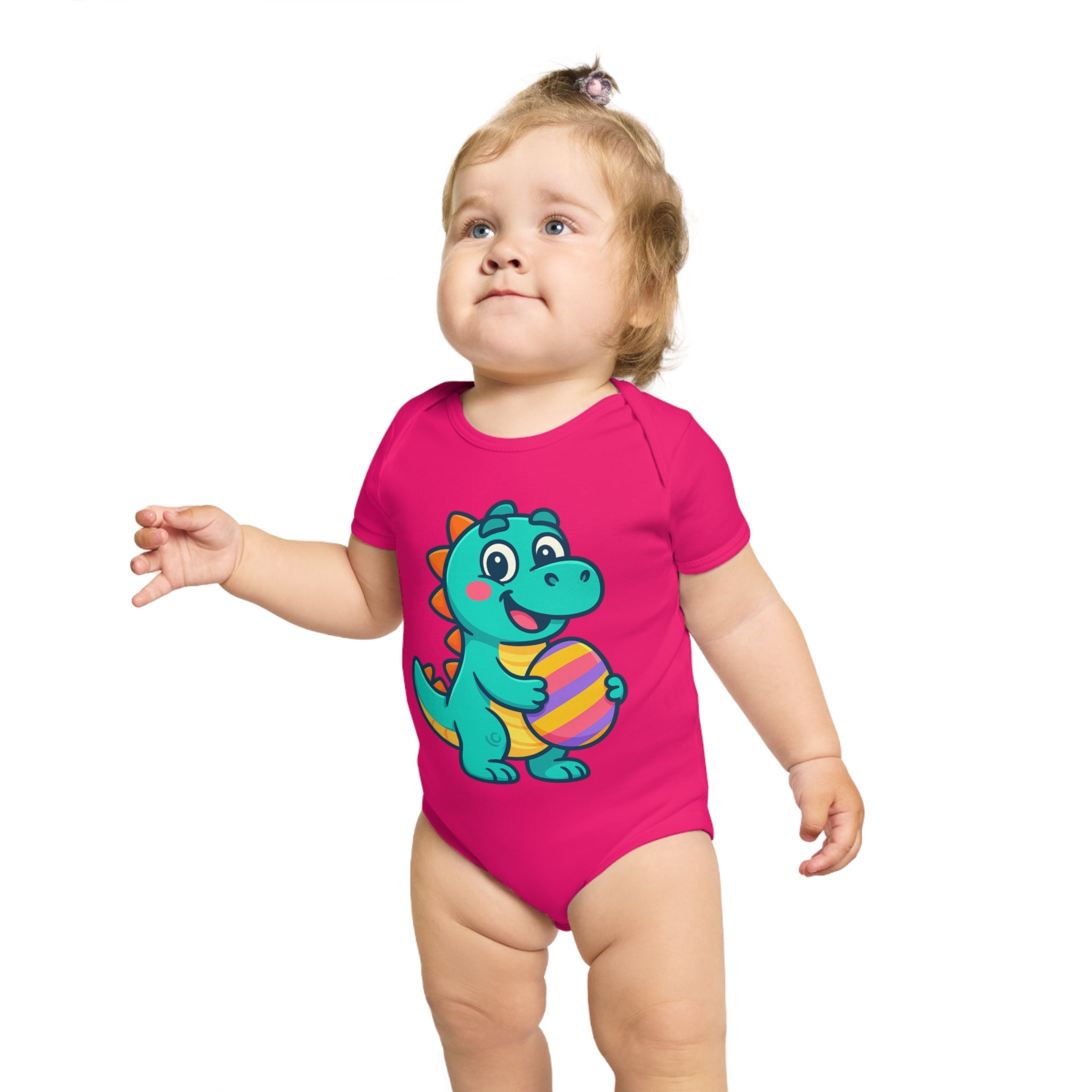 Cute Dinosaur Baby Bodysuit, Infant Onesie, Toddler Outfit, Baby Shower Gift, Easter Celebration Clothes, Adorable Baby Apparel