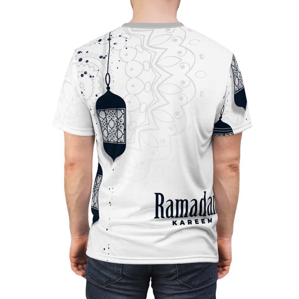Ramadan Kareem Lantern Tee — Eid Islamic Festival All-Over Print Shirt