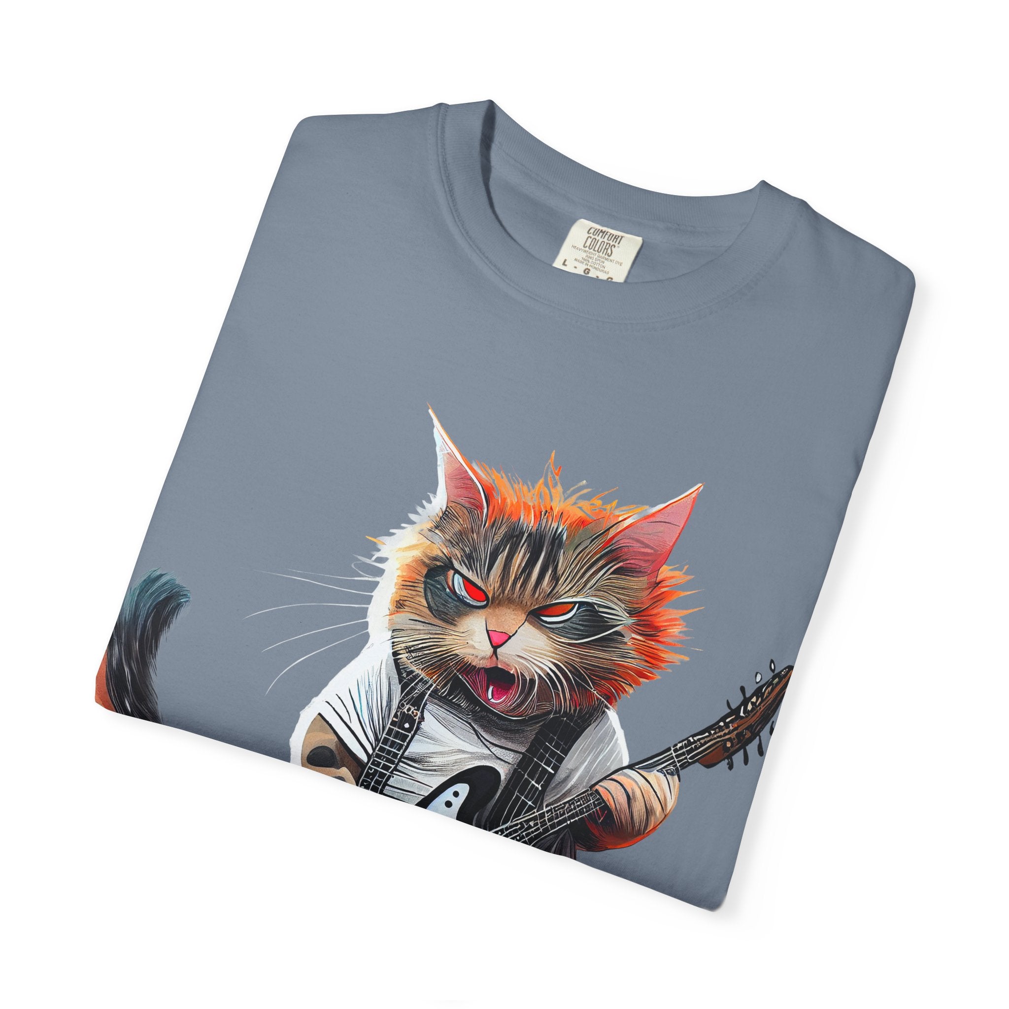 Rockin' Kitty Unisex Garment-Dyed T-Shirt