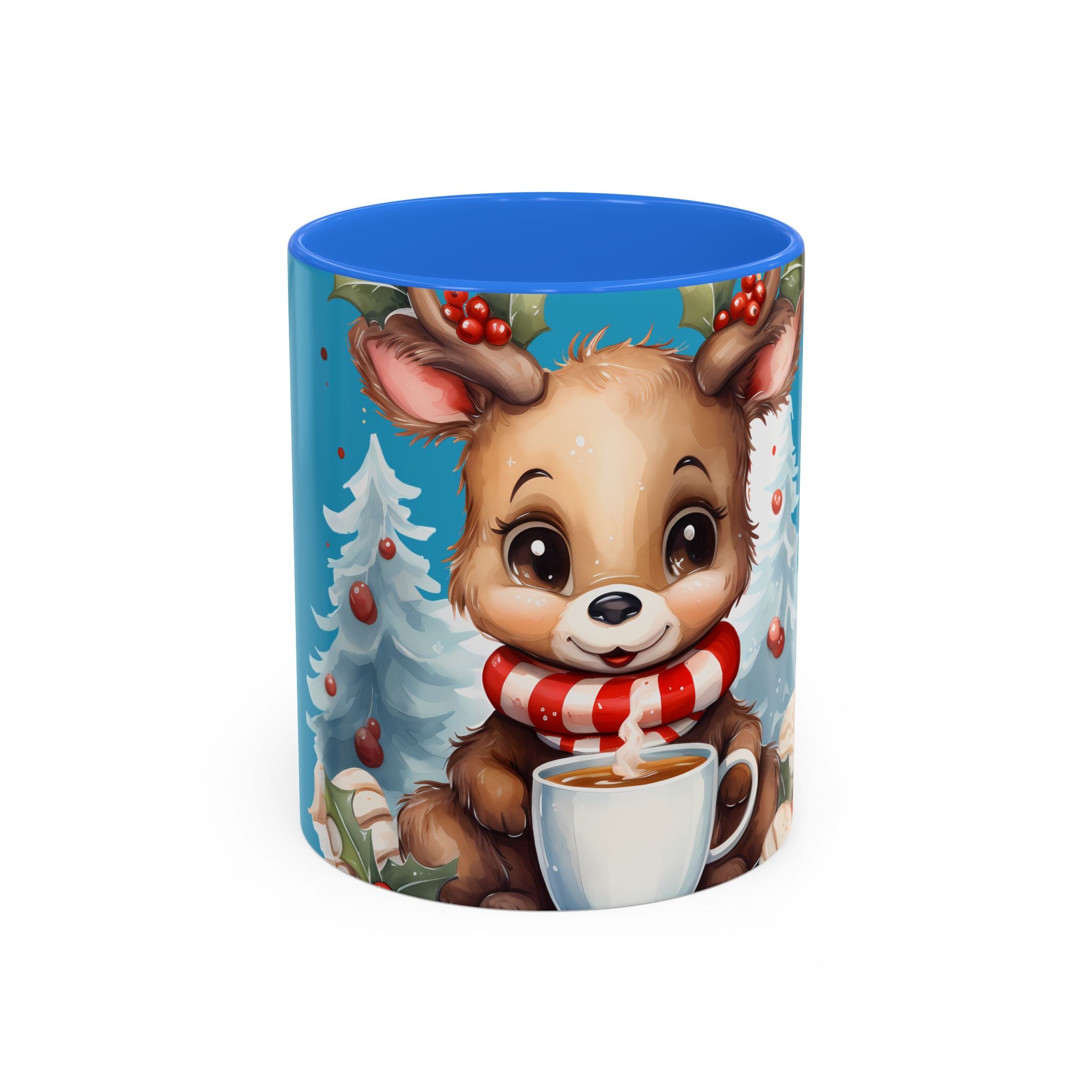 Cute Christmas Reindeer Coffee Mug (11oz & 15oz)