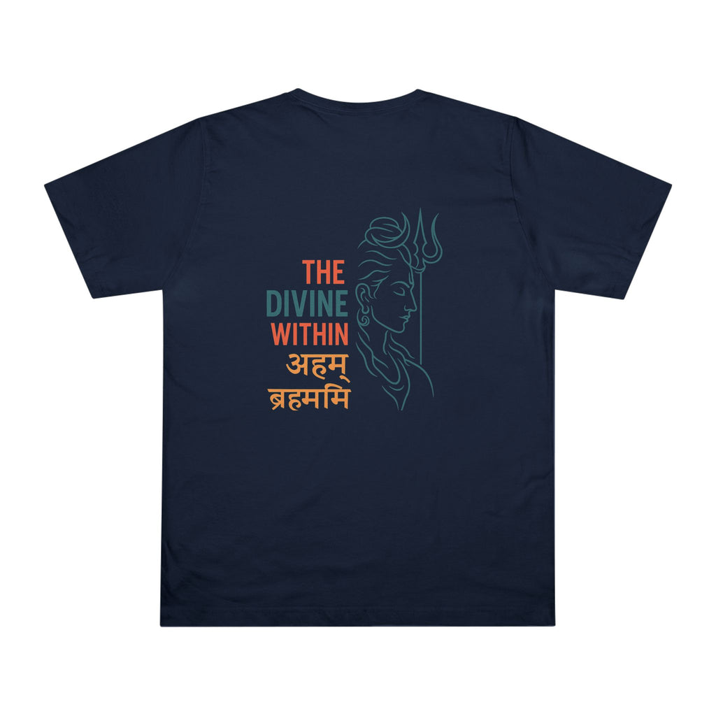 Spiritual Unisex T-shirt, Meditative Tee, Yoga Apparel, Divine Design Shirt, Gift for Mindfulness, Festival Wear