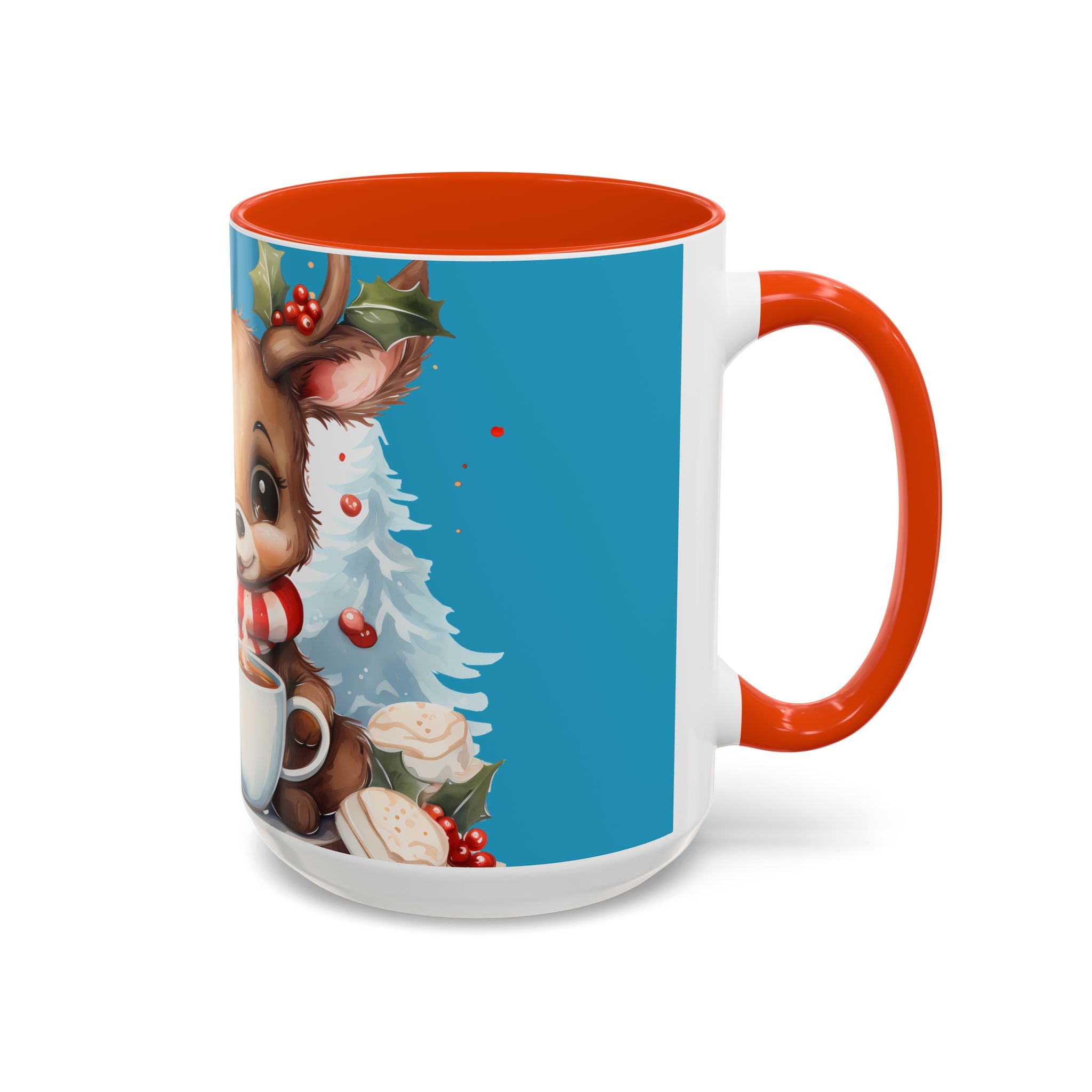 Cute Christmas Reindeer Coffee Mug (11oz & 15oz)