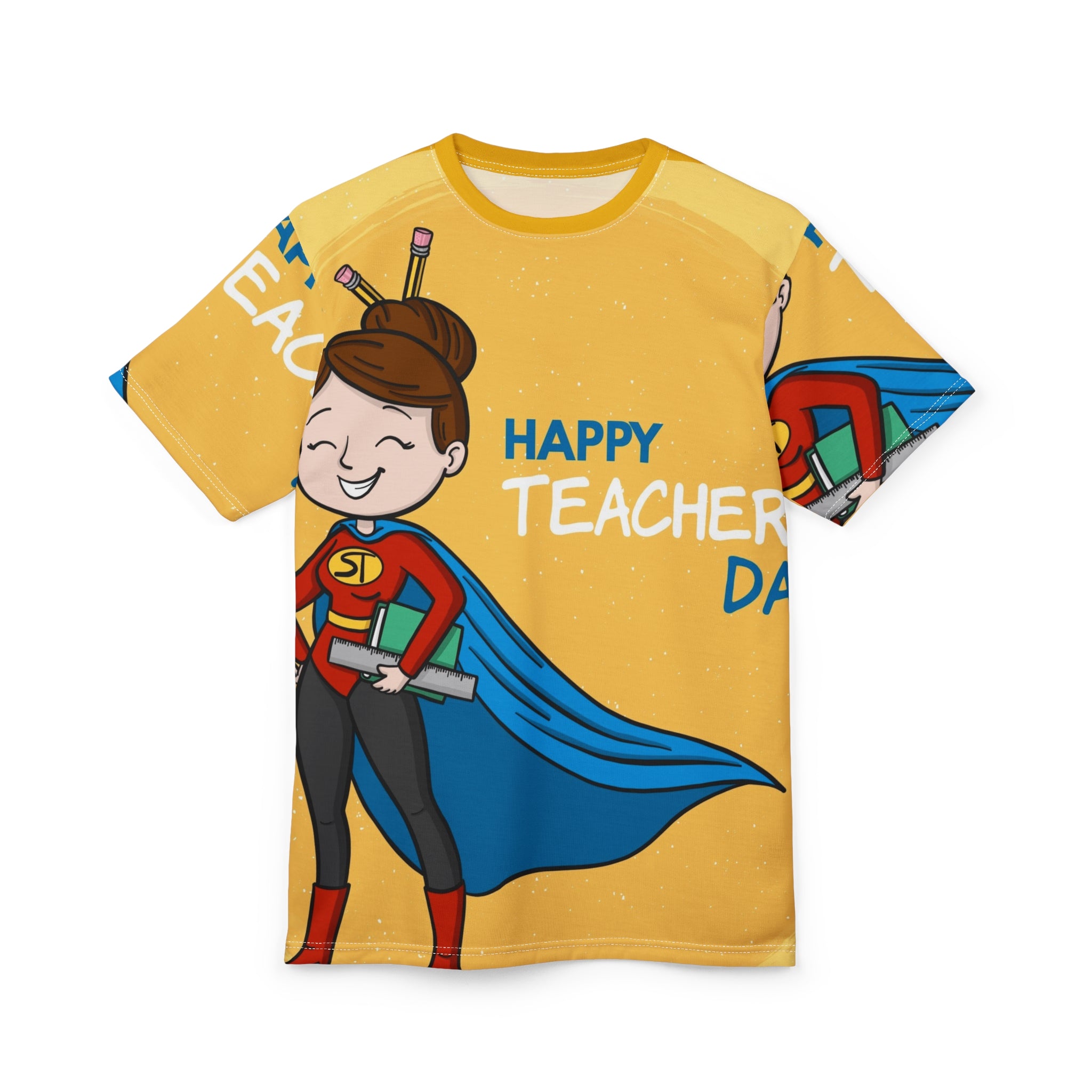 Happy Teacher Day Superhero Tee