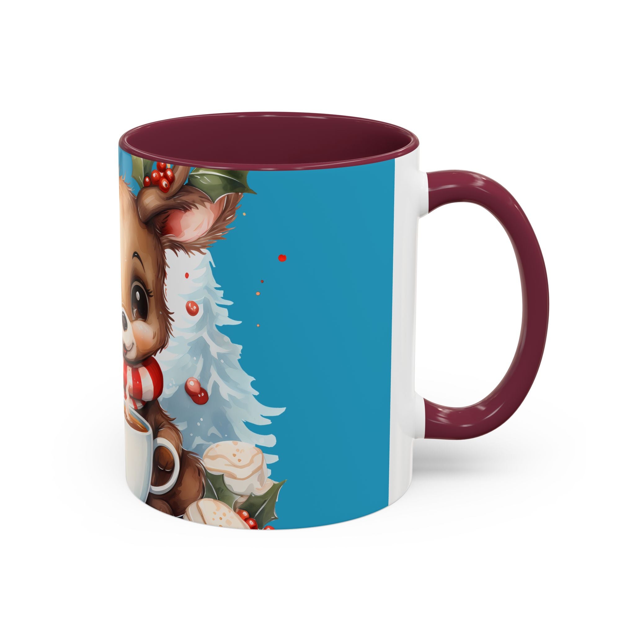 Cute Christmas Reindeer Coffee Mug (11oz & 15oz)