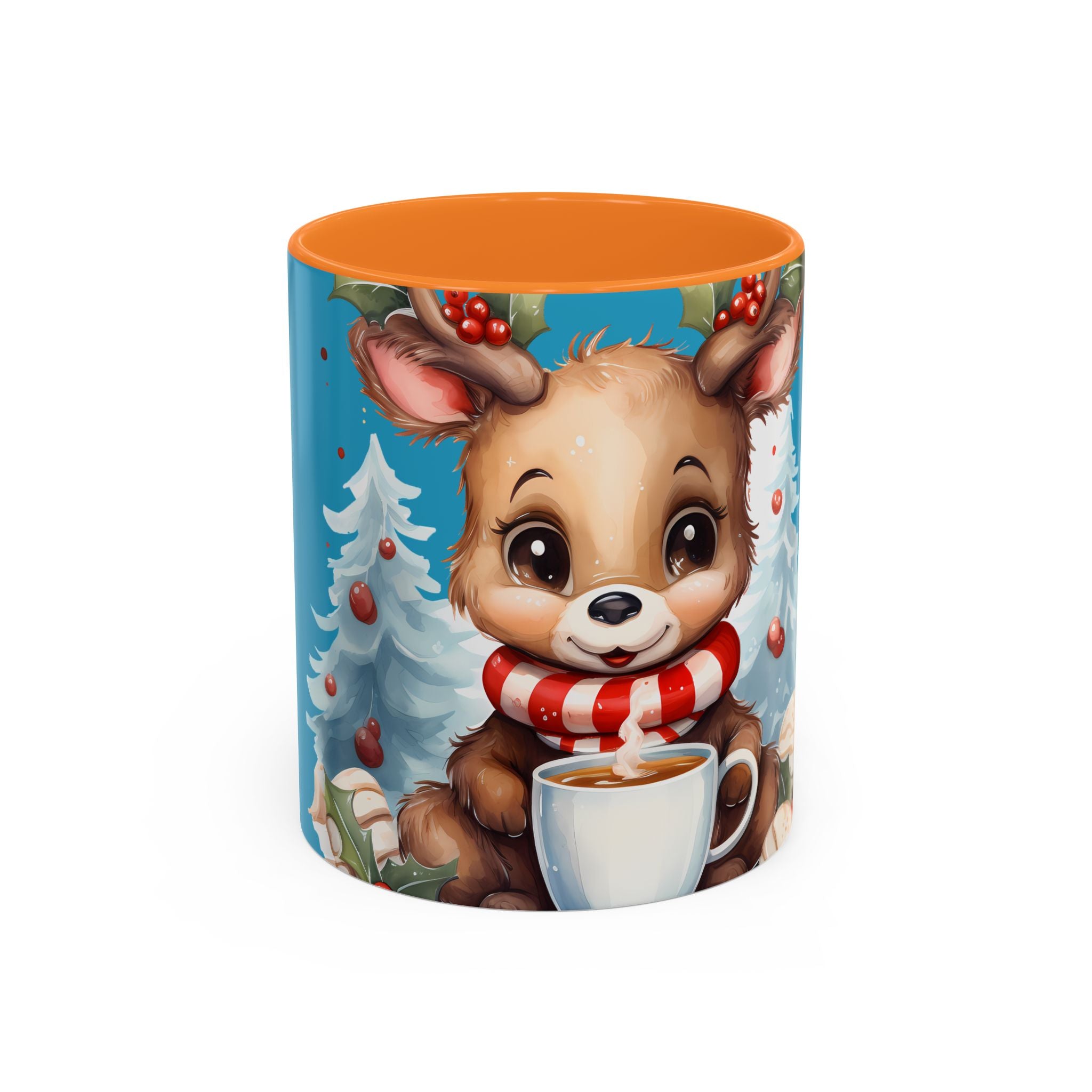 Cute Christmas Reindeer Coffee Mug (11oz & 15oz)