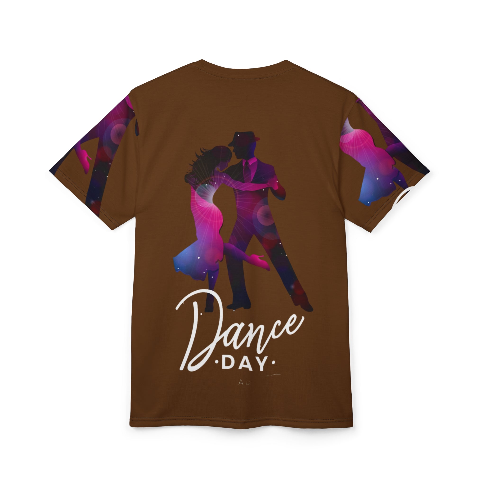 Dance Day Tee — Colorful Ballroom Dance Couple Graphic Shirt
