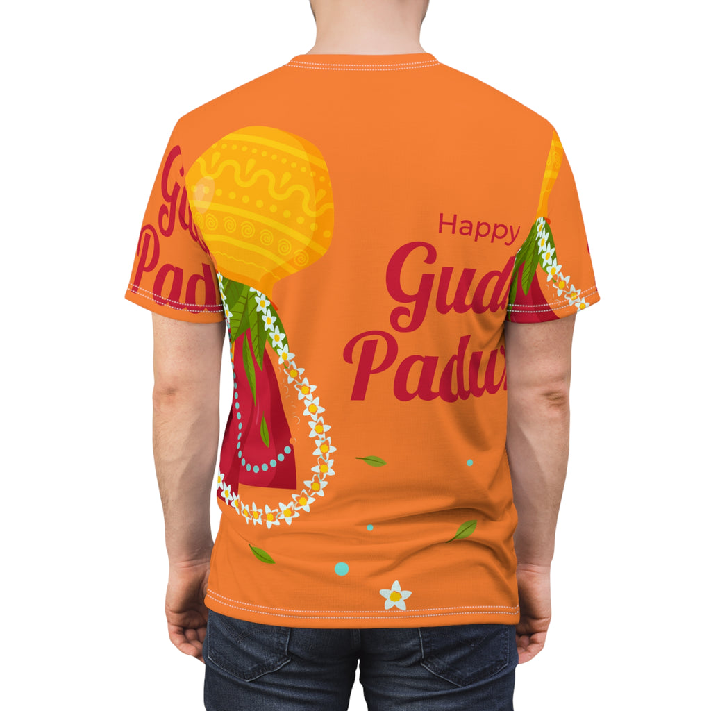 Happy Gudhi Padwa All-Over Print Tee