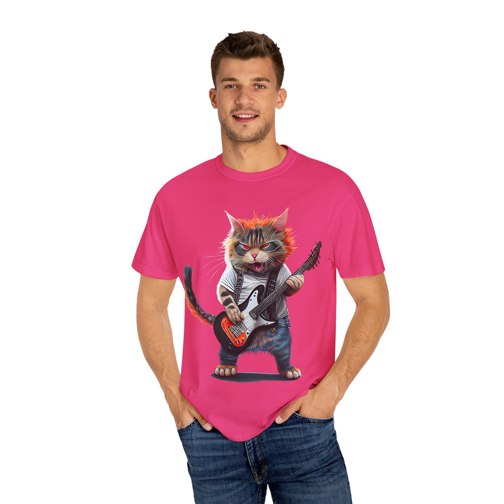 Rockin' Kitty Unisex Garment-Dyed T-Shirt