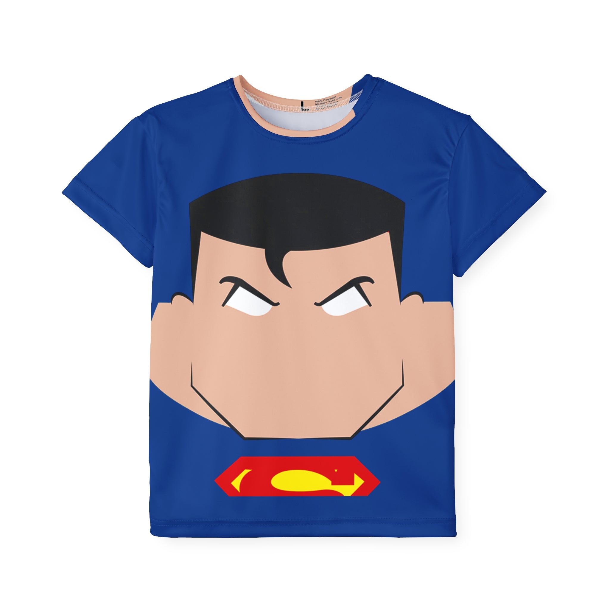 Kids Jersey — Superhero Face Graphic All-Over Print