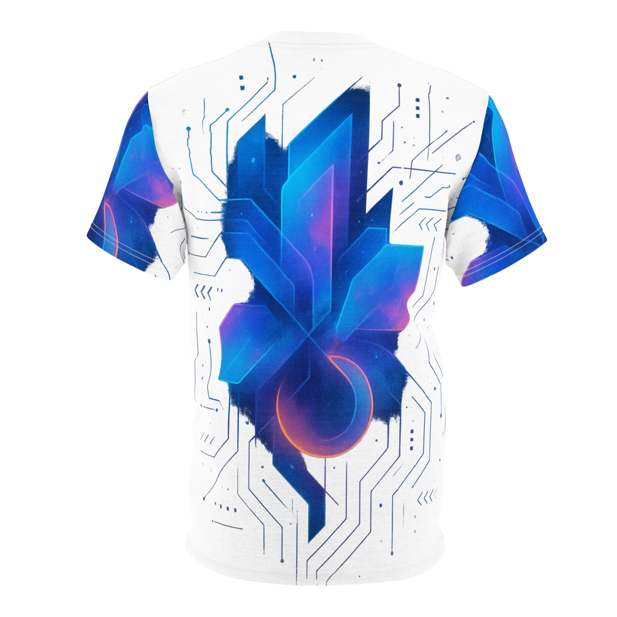 Neon blue Techwear fashion