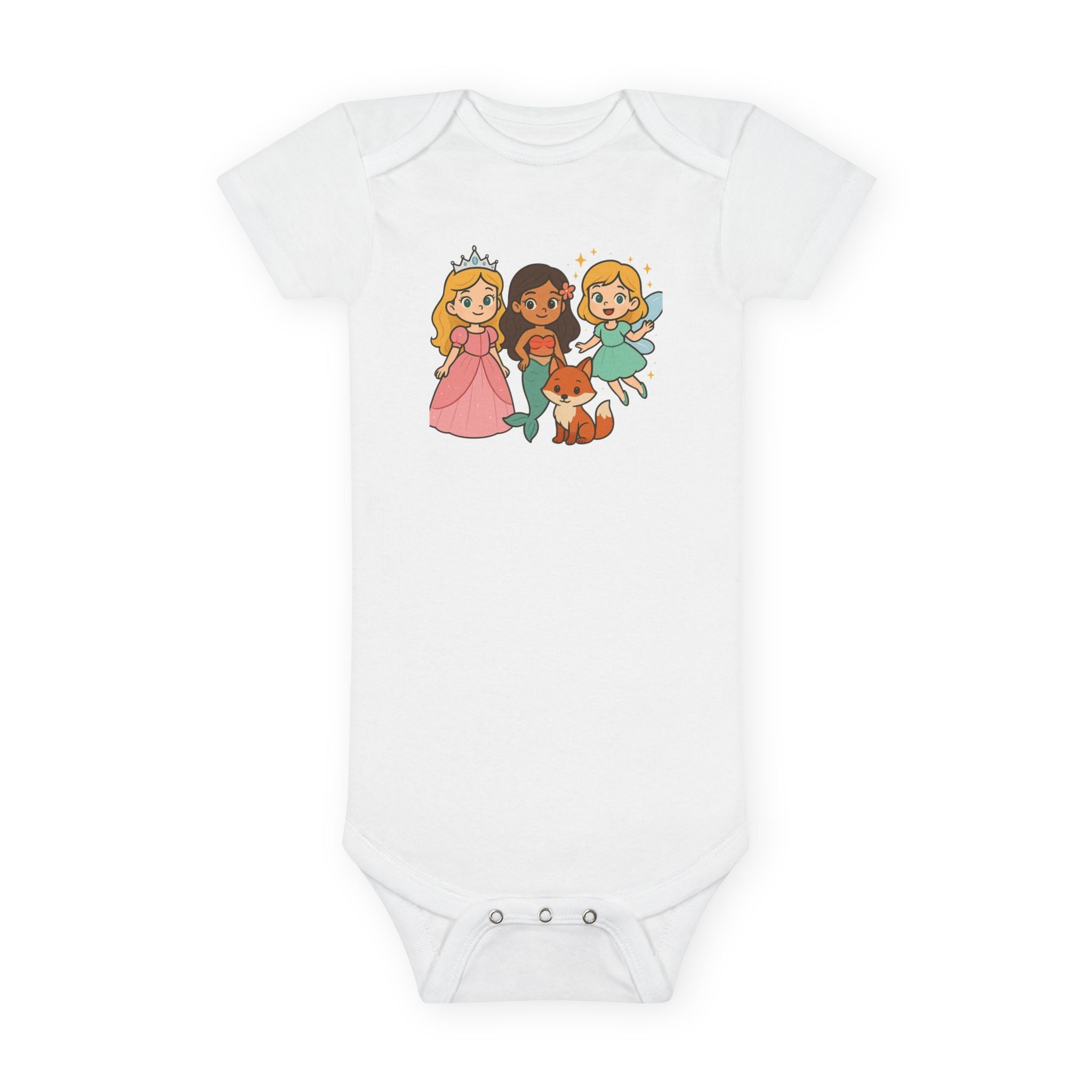 Princess & Fairy Baby Onesie® - Cute Infant Bodysuit for Celebrations, Gifts, Baby Shower, Birthdays, Comfortable Playwear